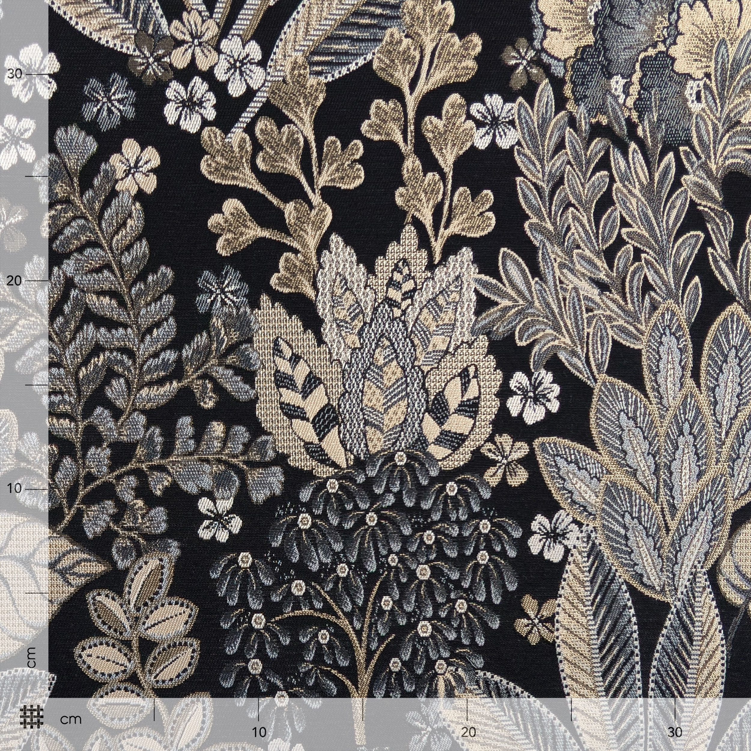 Jacquard Floreale Toni del Nero Image