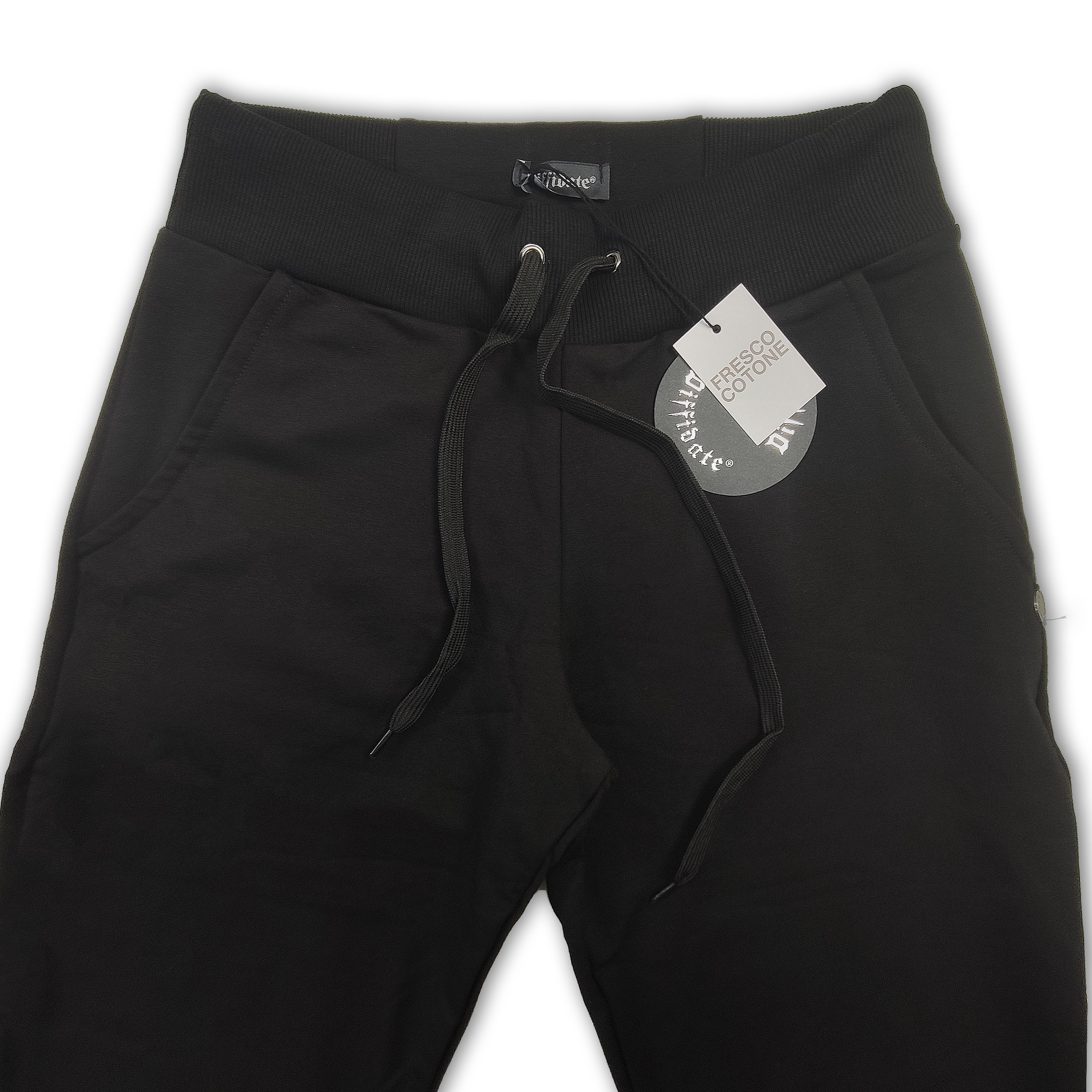 Pantalone Leggero Fresco Cotone Nero Image