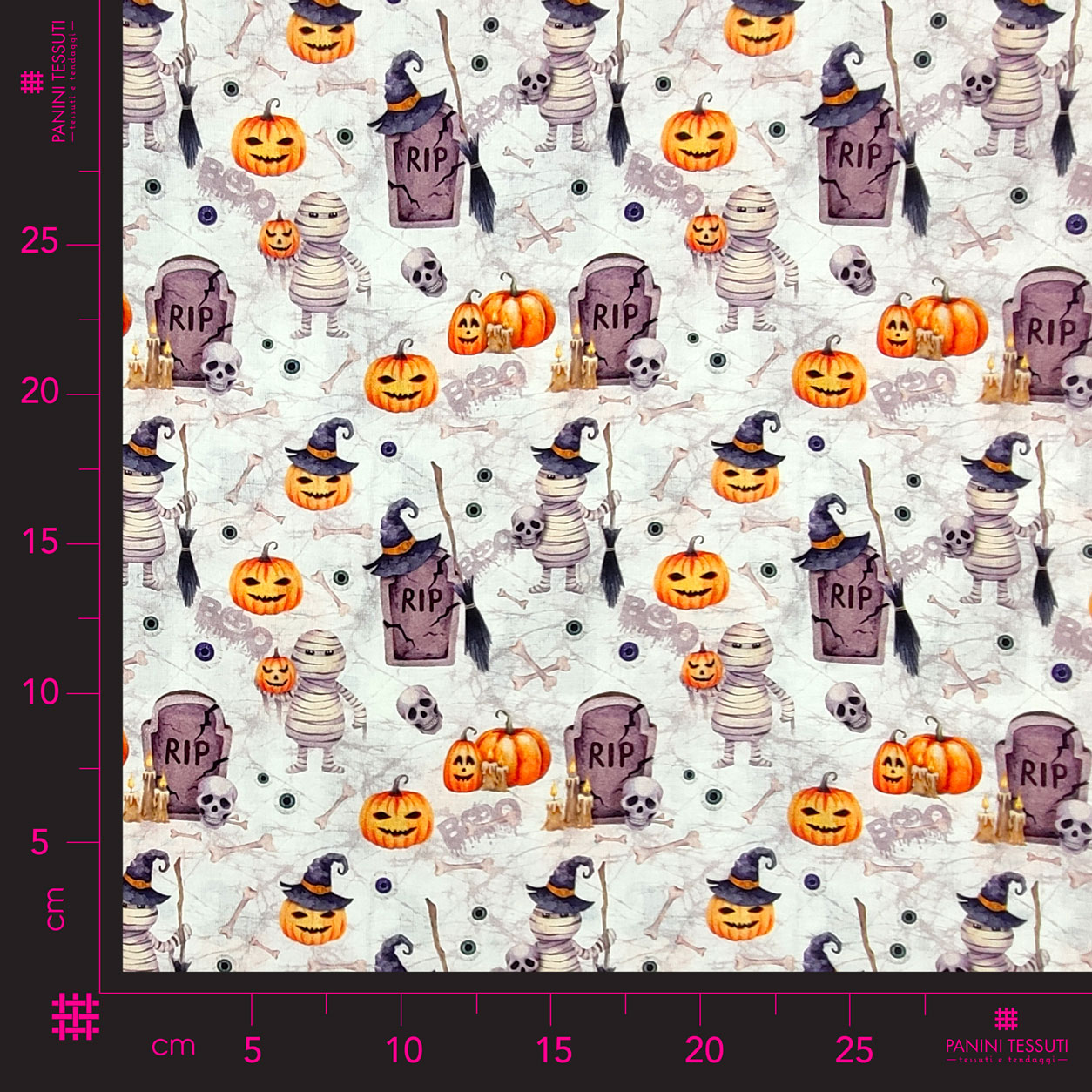 tessuto-in-cotone-halloween-sfondo-bianco