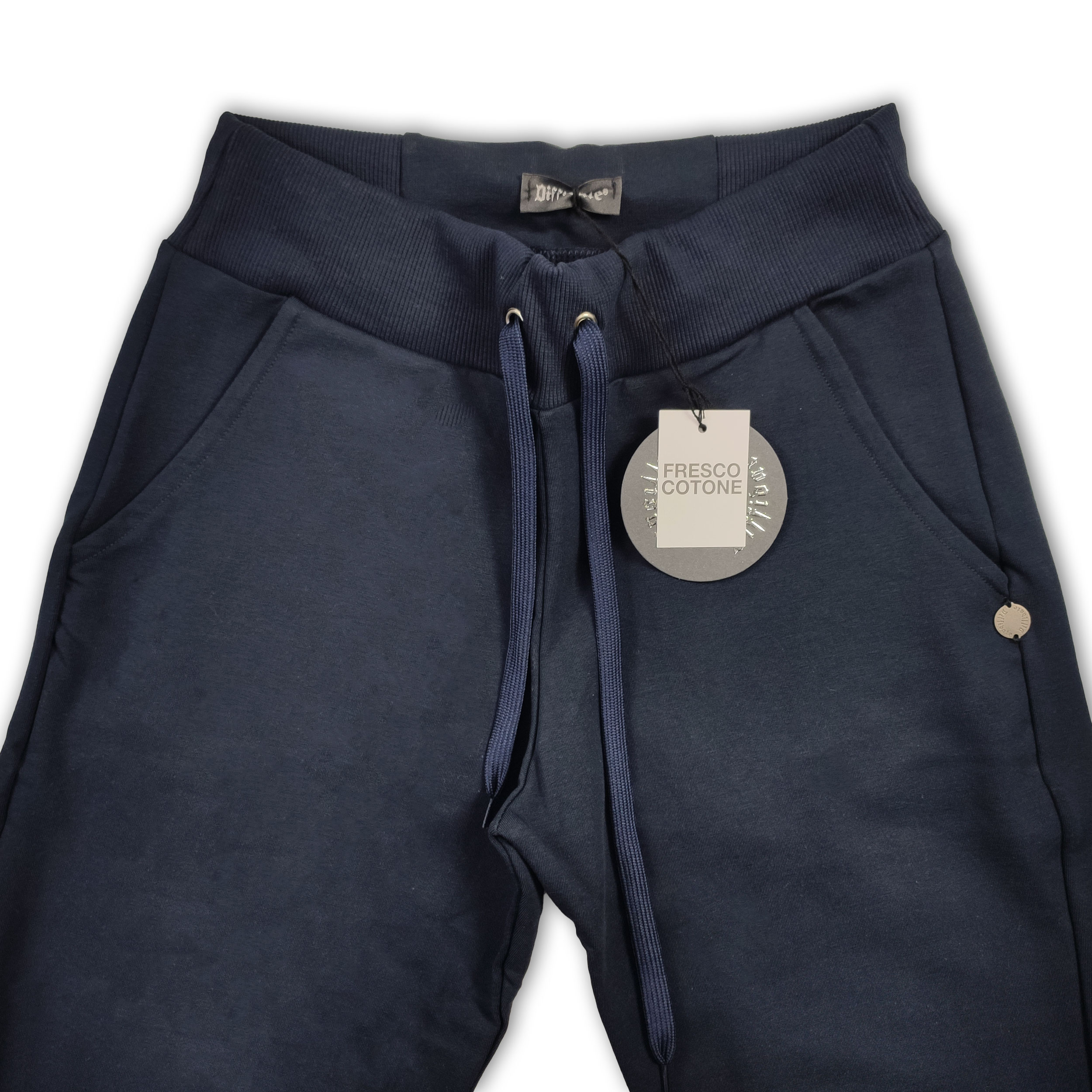 Pantalone Leggero Fresco Cotone Blu Image