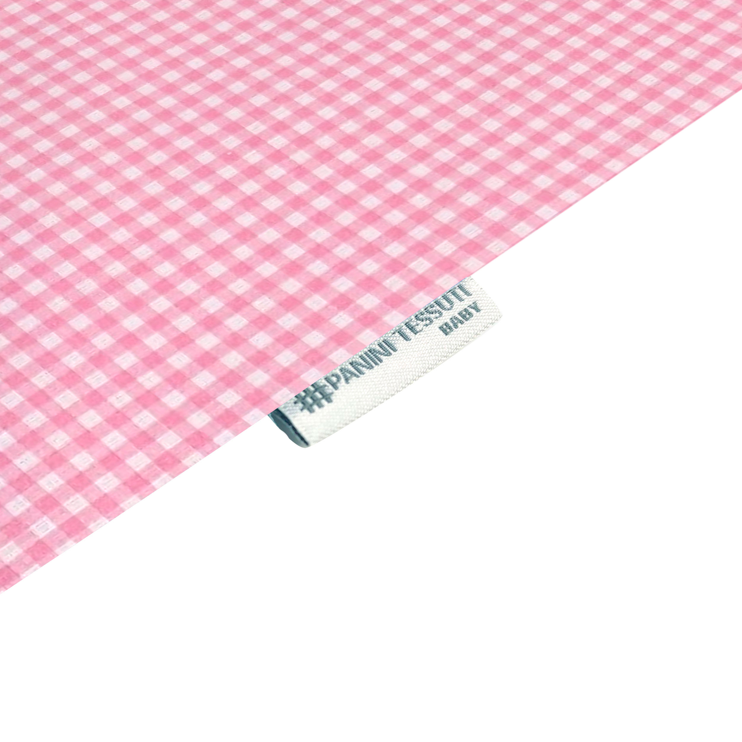 Sacchetto per il Cambio Asilo Quadretti Rosa Image