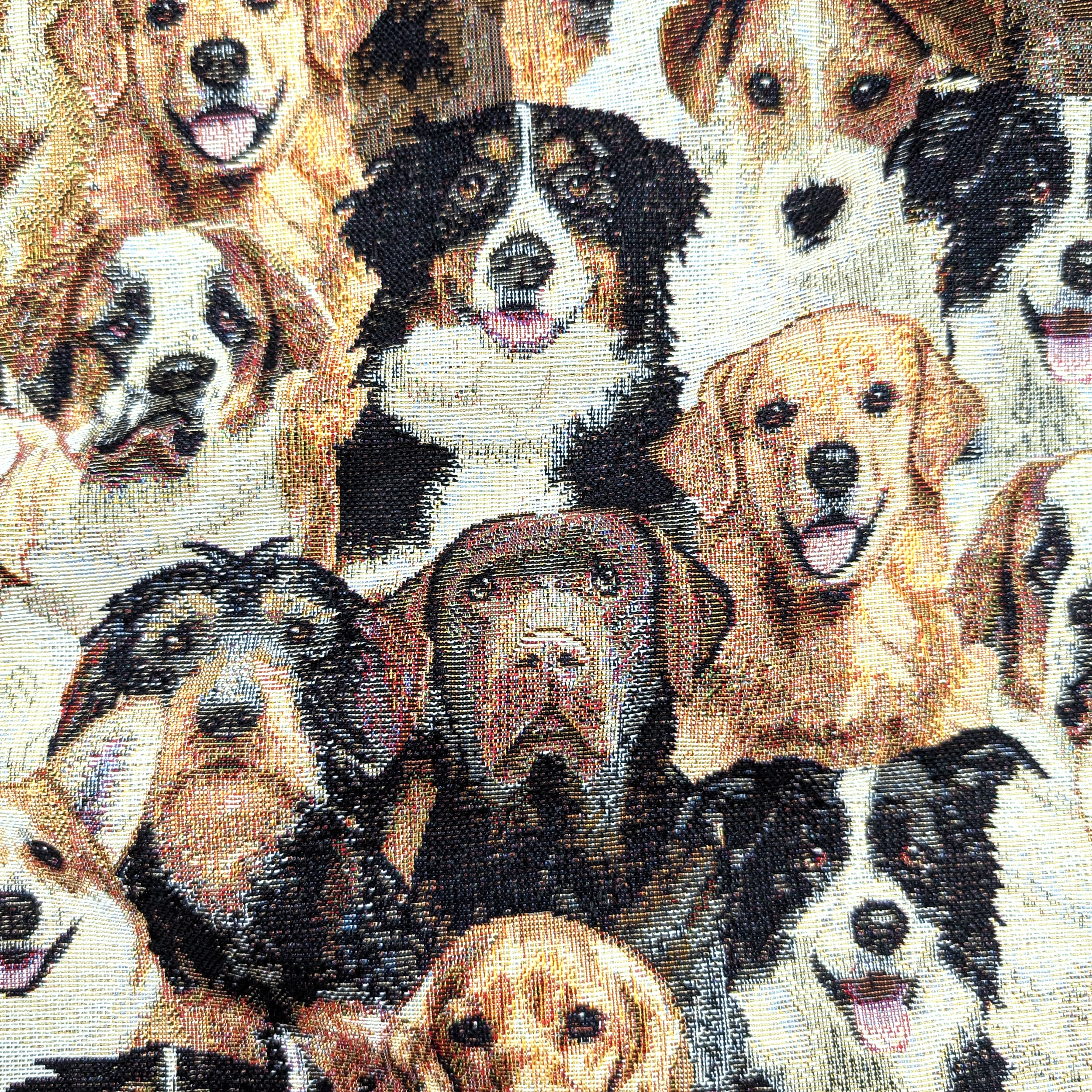 Tessuto Gobelin Fantasia Cani Image