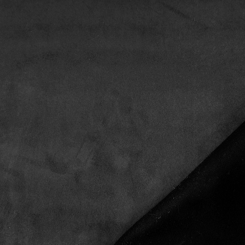 Ritaglio Tessuto Antimacchia Soffice Nero 220x140 cm Image