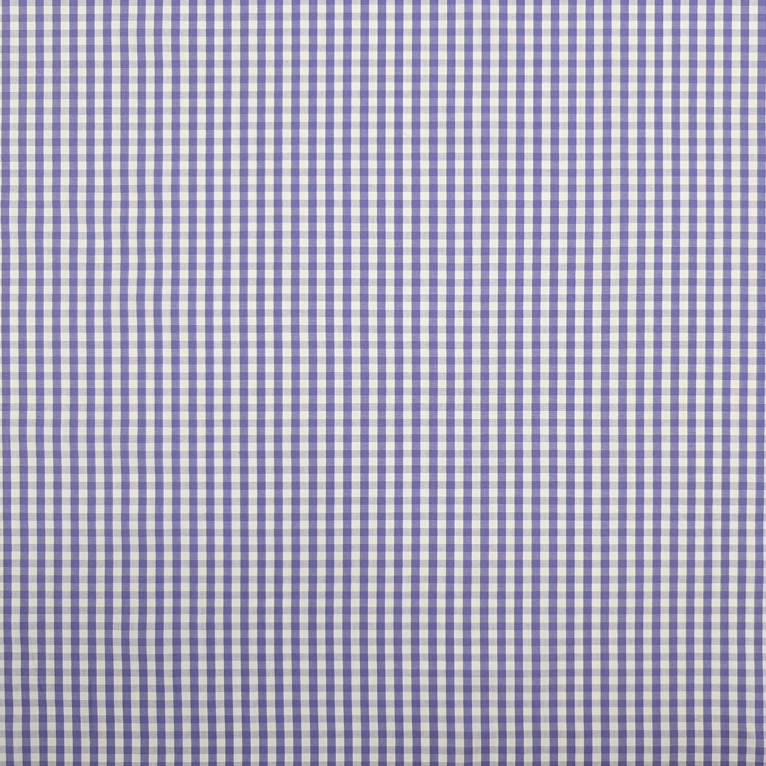 Cotone per Camiceria Quadrettino Lavanda Image