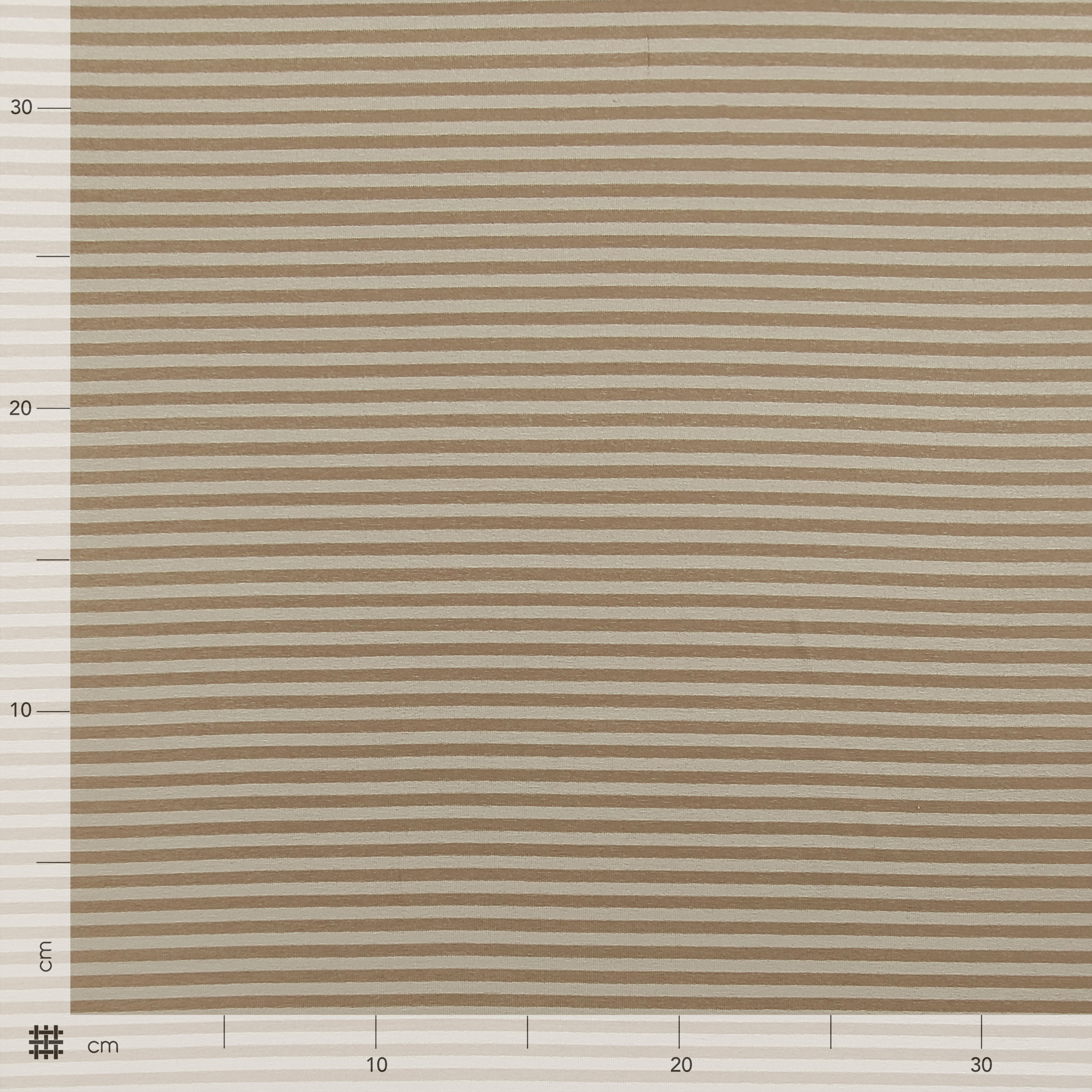 Jersey Righe Cammello e Beige