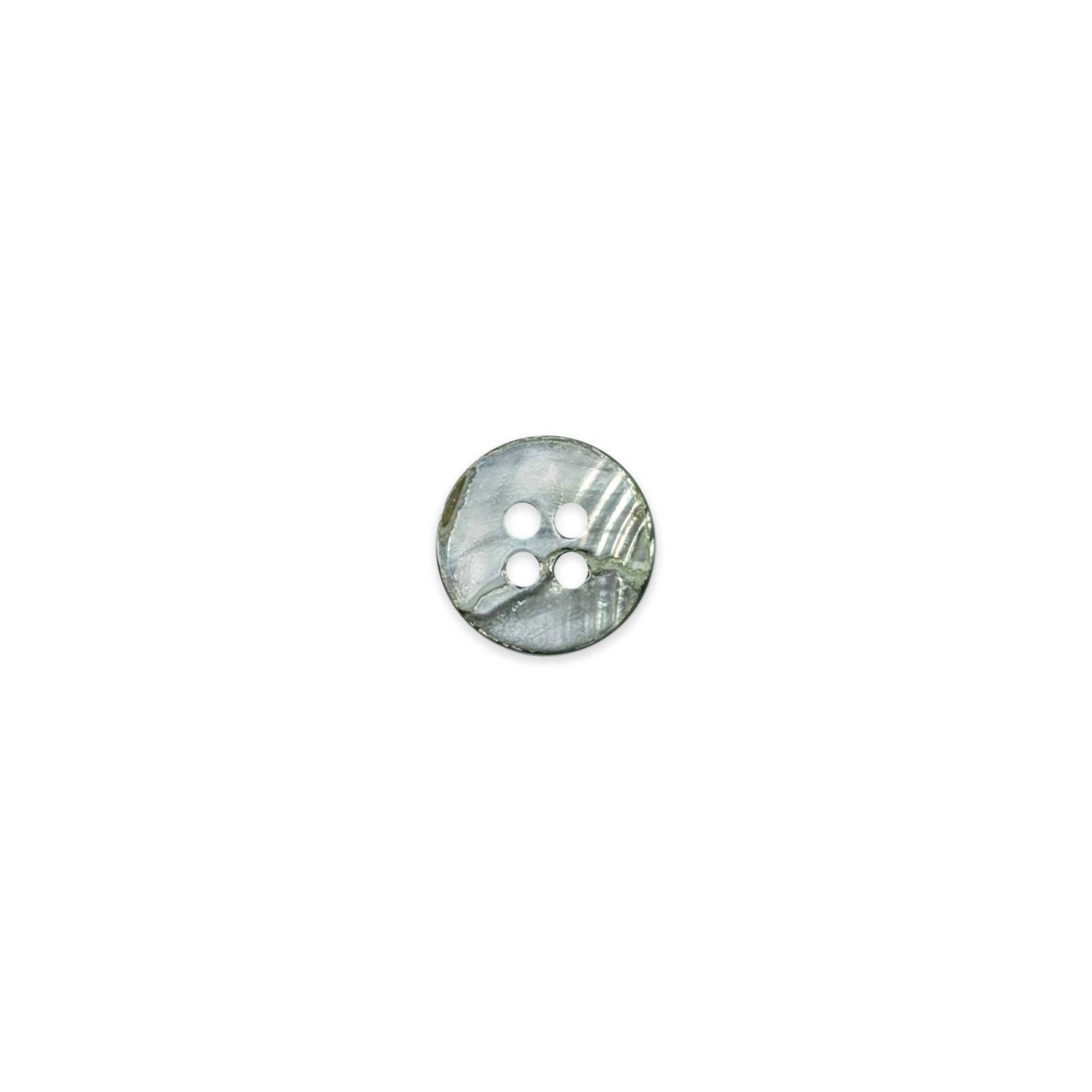 Bottone Madreperla 4 Fori Grigio Lin 24 Image