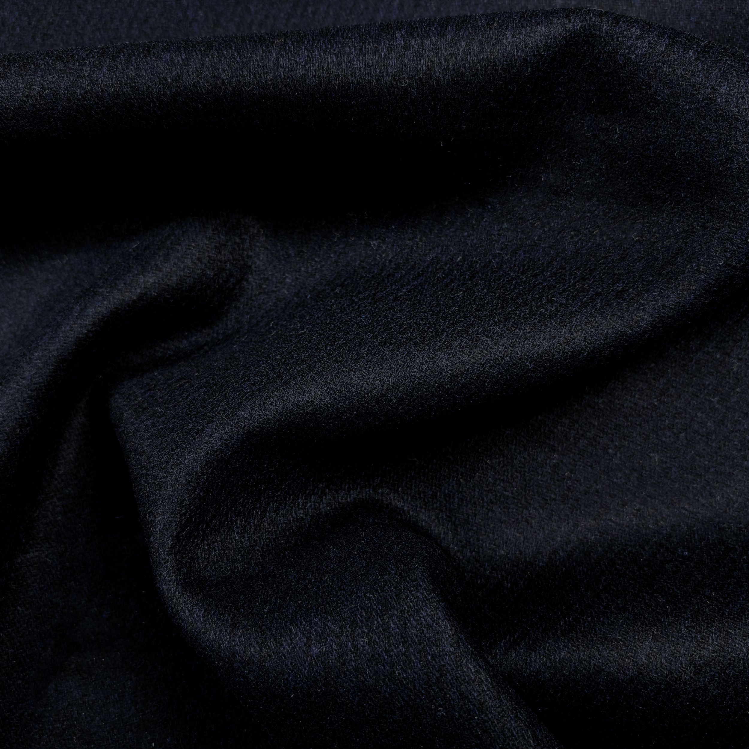 Cappotto Pura Lana Tinta Blu Notte Image