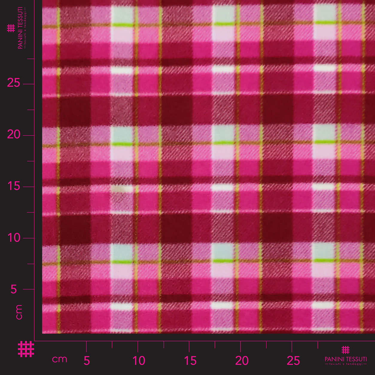 Pile Tartan Fuxia Image