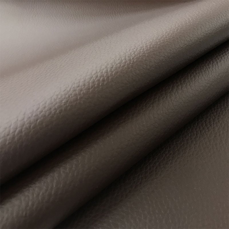 Primo Piano Del Tessuto Della Pelle Scamosciata Di Marrone Scuro Struttura Del Velluto Image88819930 - Foto 4