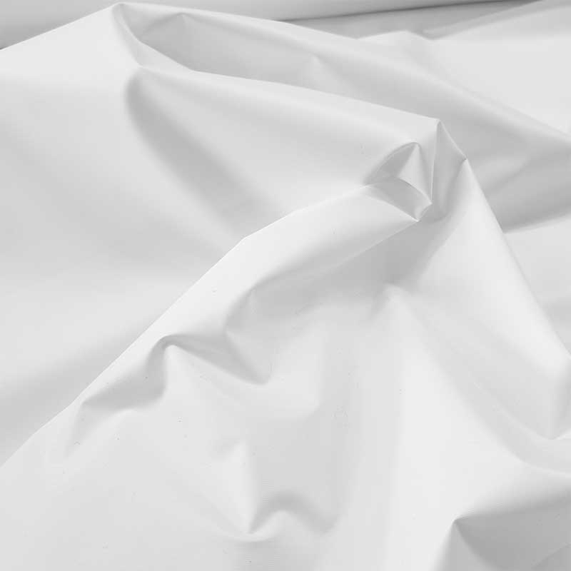 Tessuto in pvc bianco