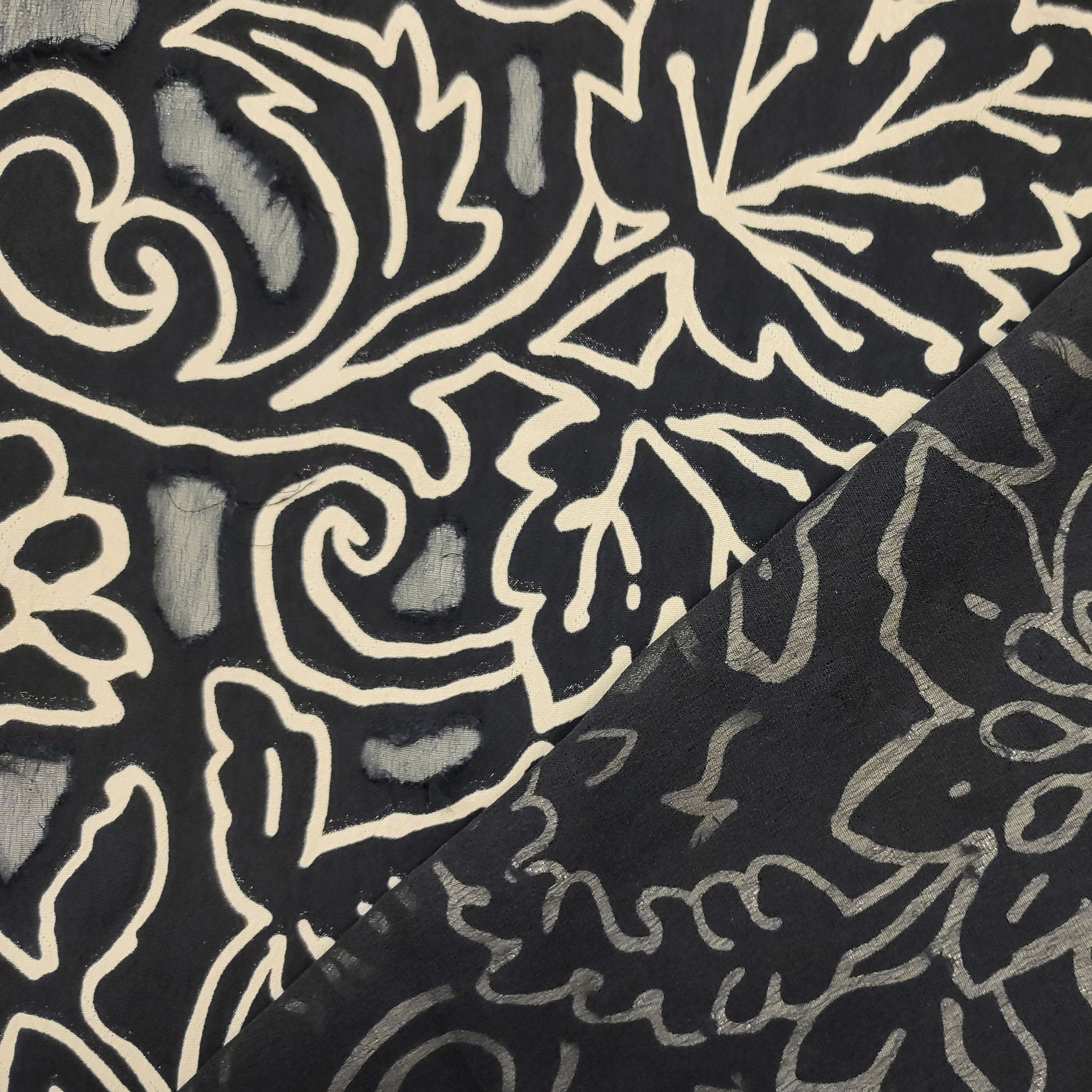 Devorè Alta Moda Fiori Panna e Nero | Panini