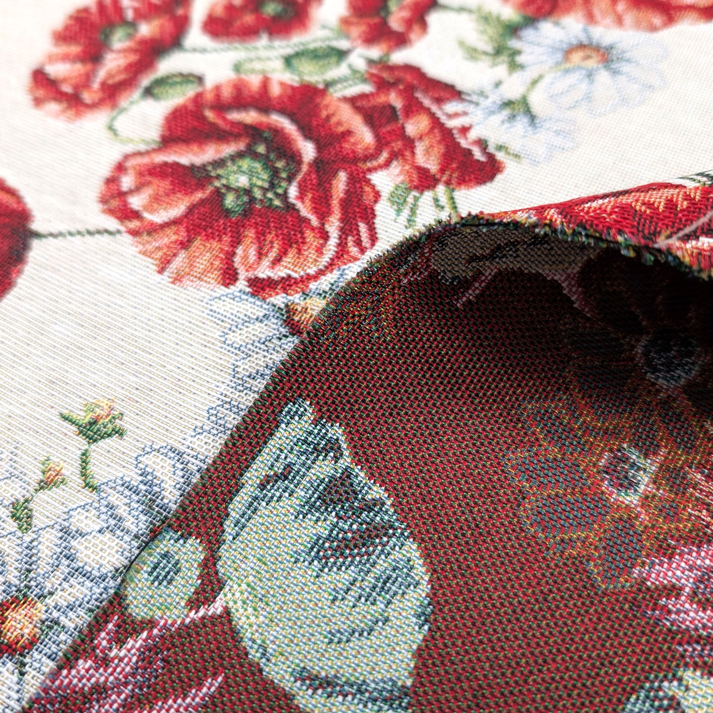 Gobelin Arredo Fantasia Papaveri e Margherite Image