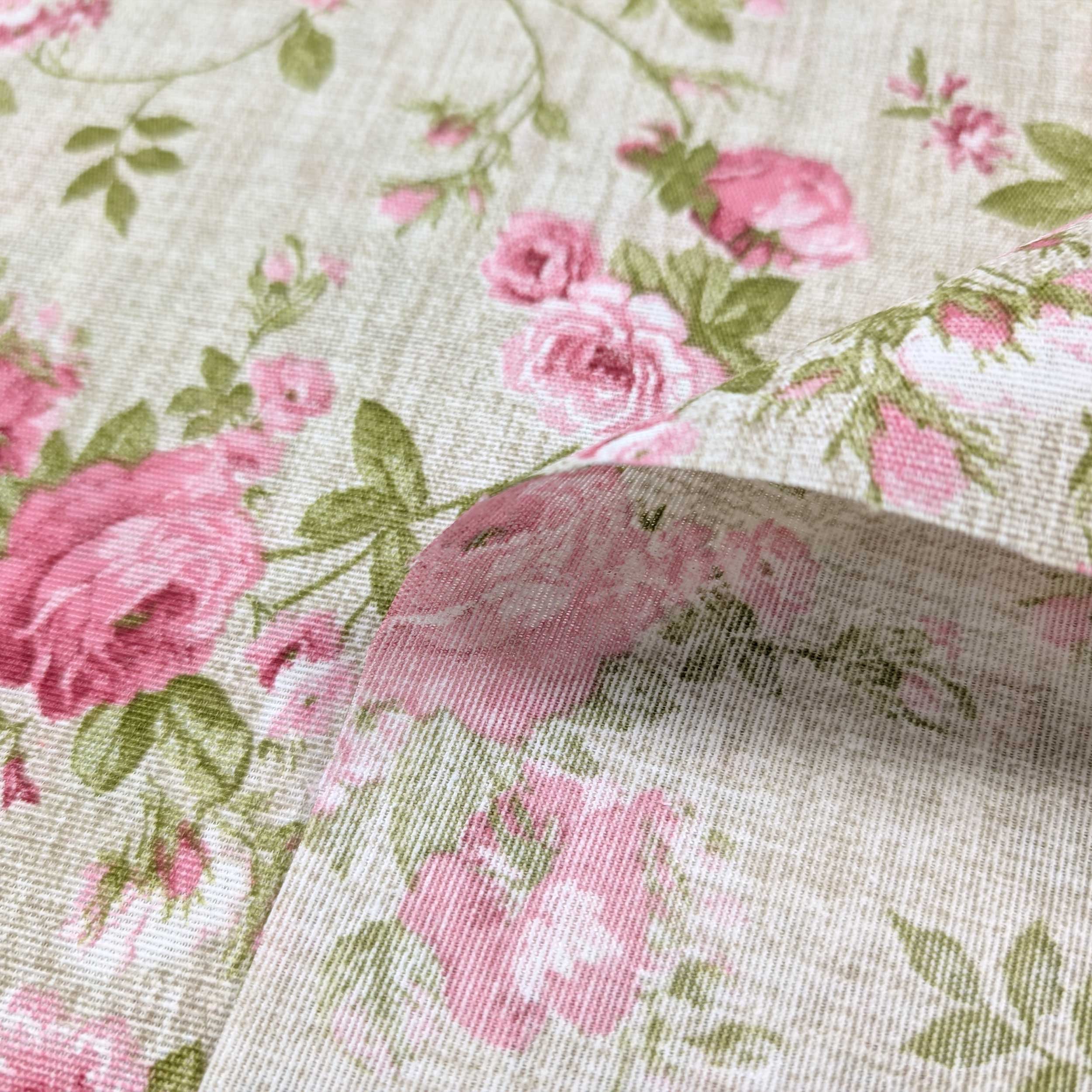 Panama Fantasia Rose Sfondo Beige Image