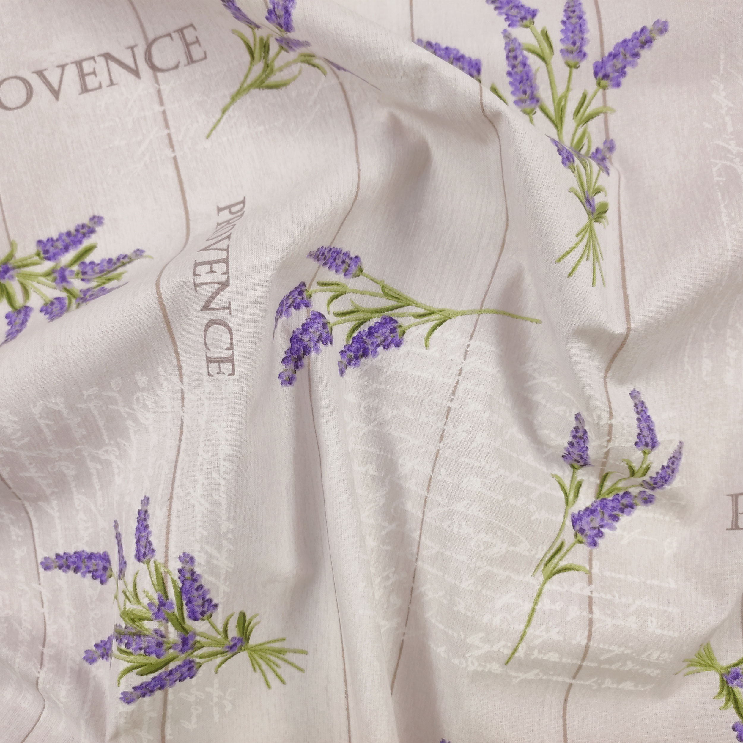 Cotone Tessuto Cotone Lavanda "Provence"