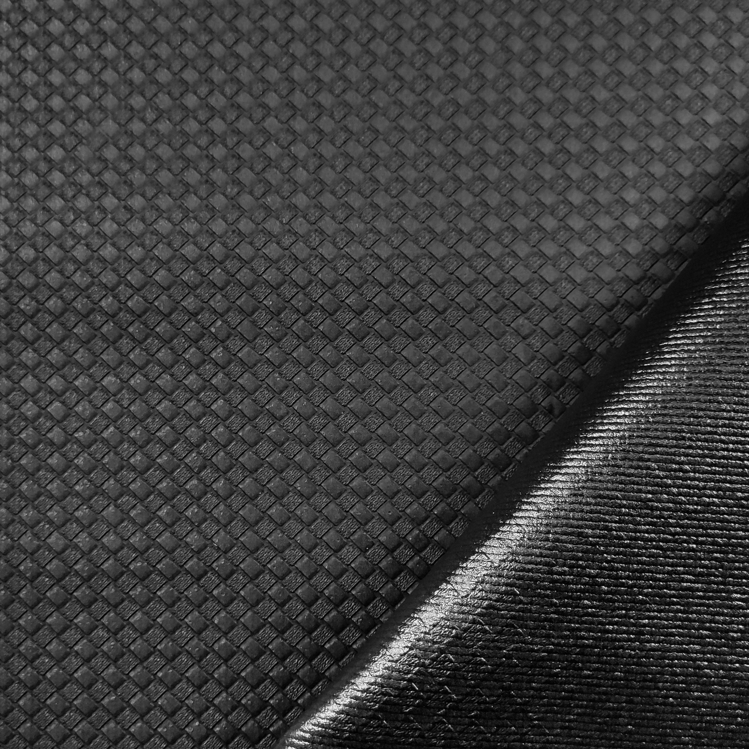 Tappeto Antiscivolo Intrecciato Nero