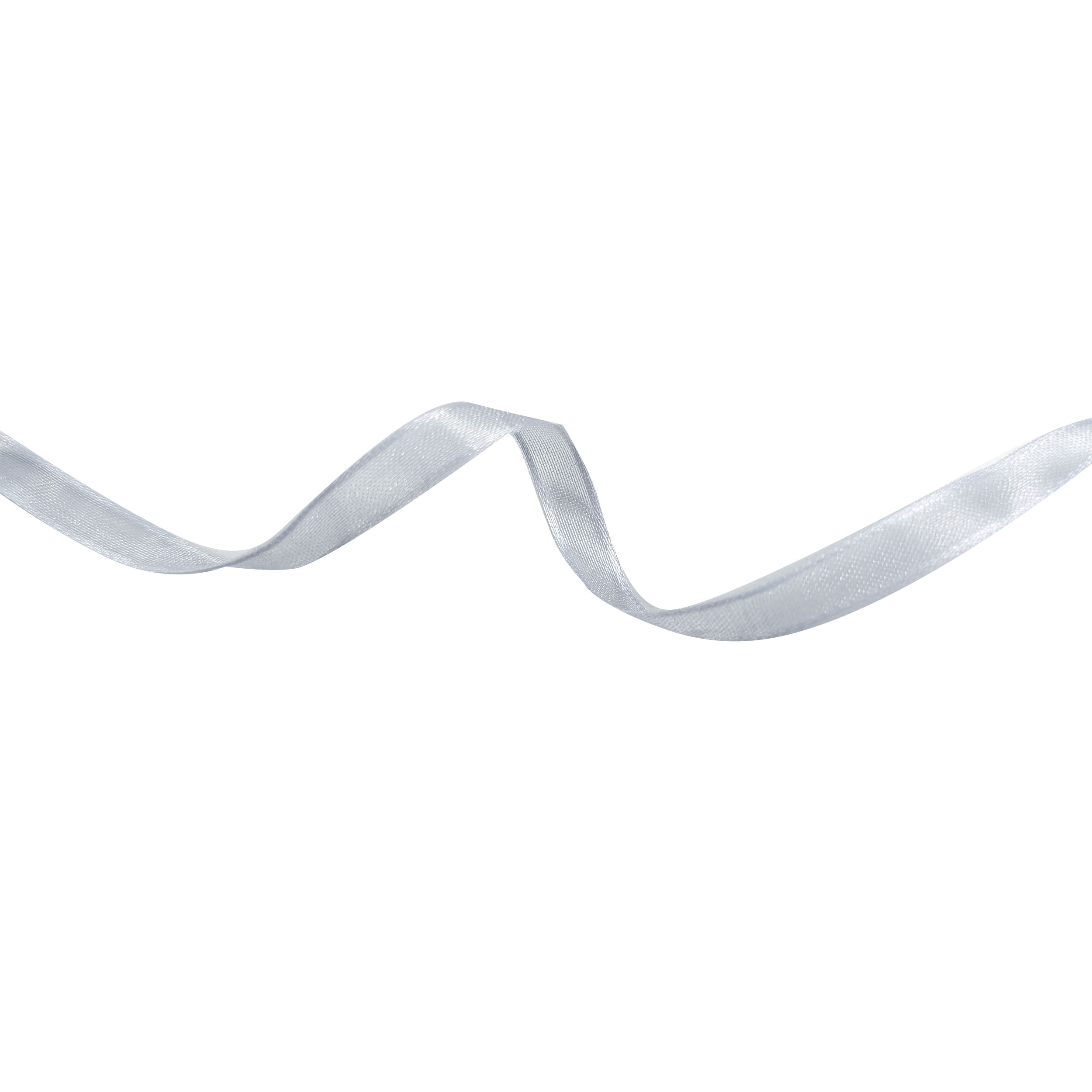 Nastro Organza Bianco Sottile Image