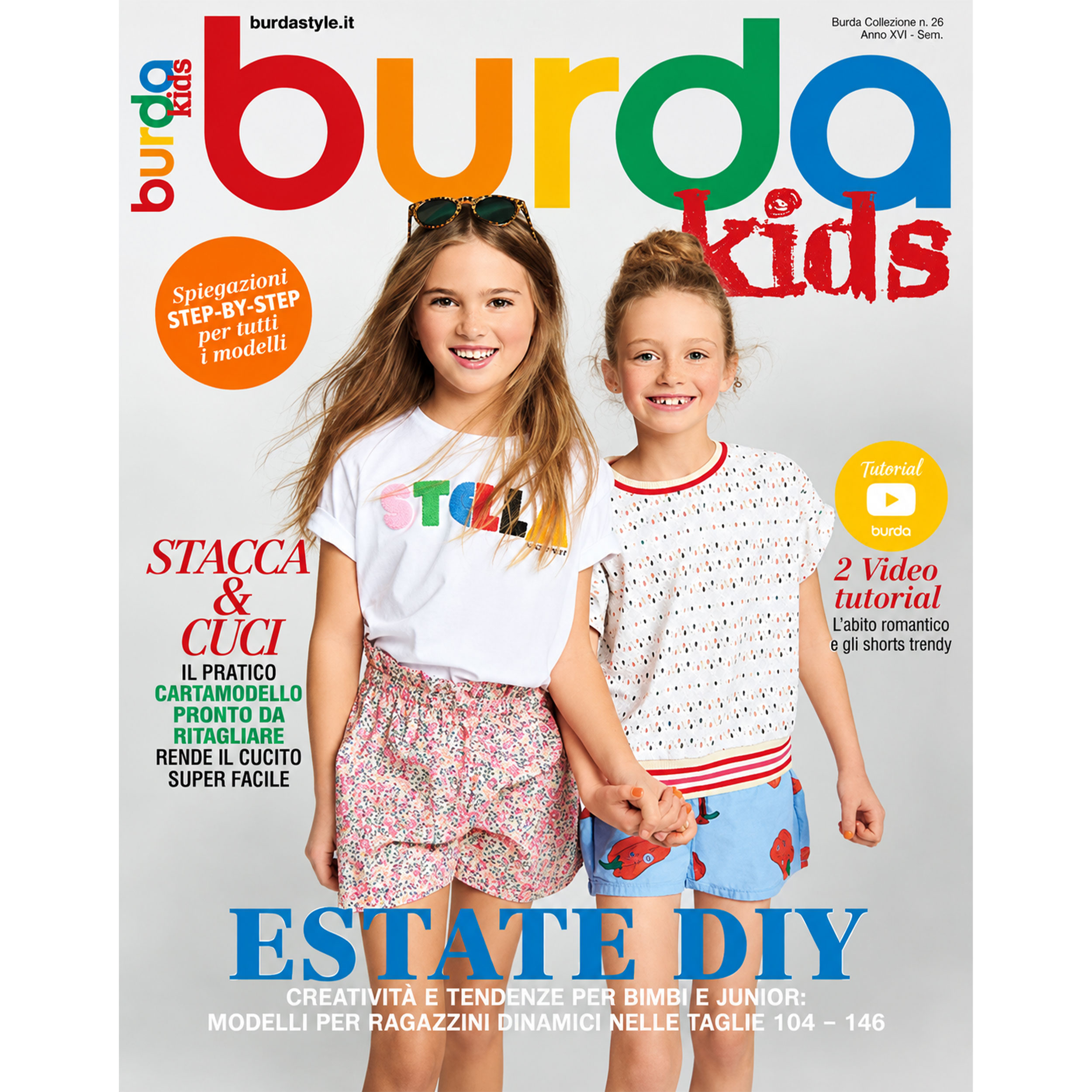 Rivista Burda Collezione Kids n.26 - Estate Diy Image