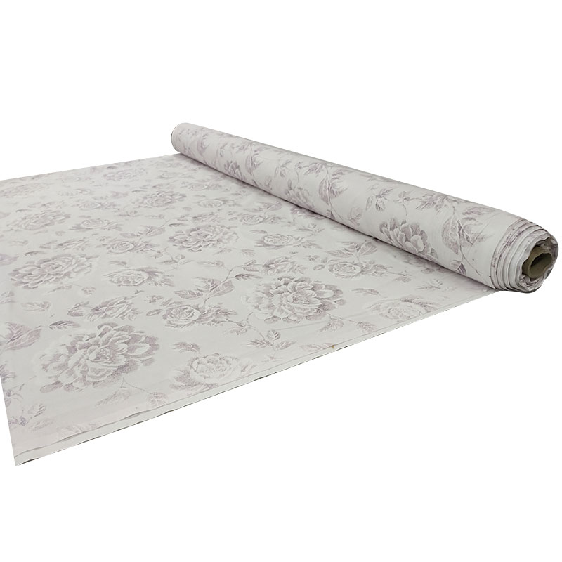 Cotone abbigliamento rose disegnate lilla
