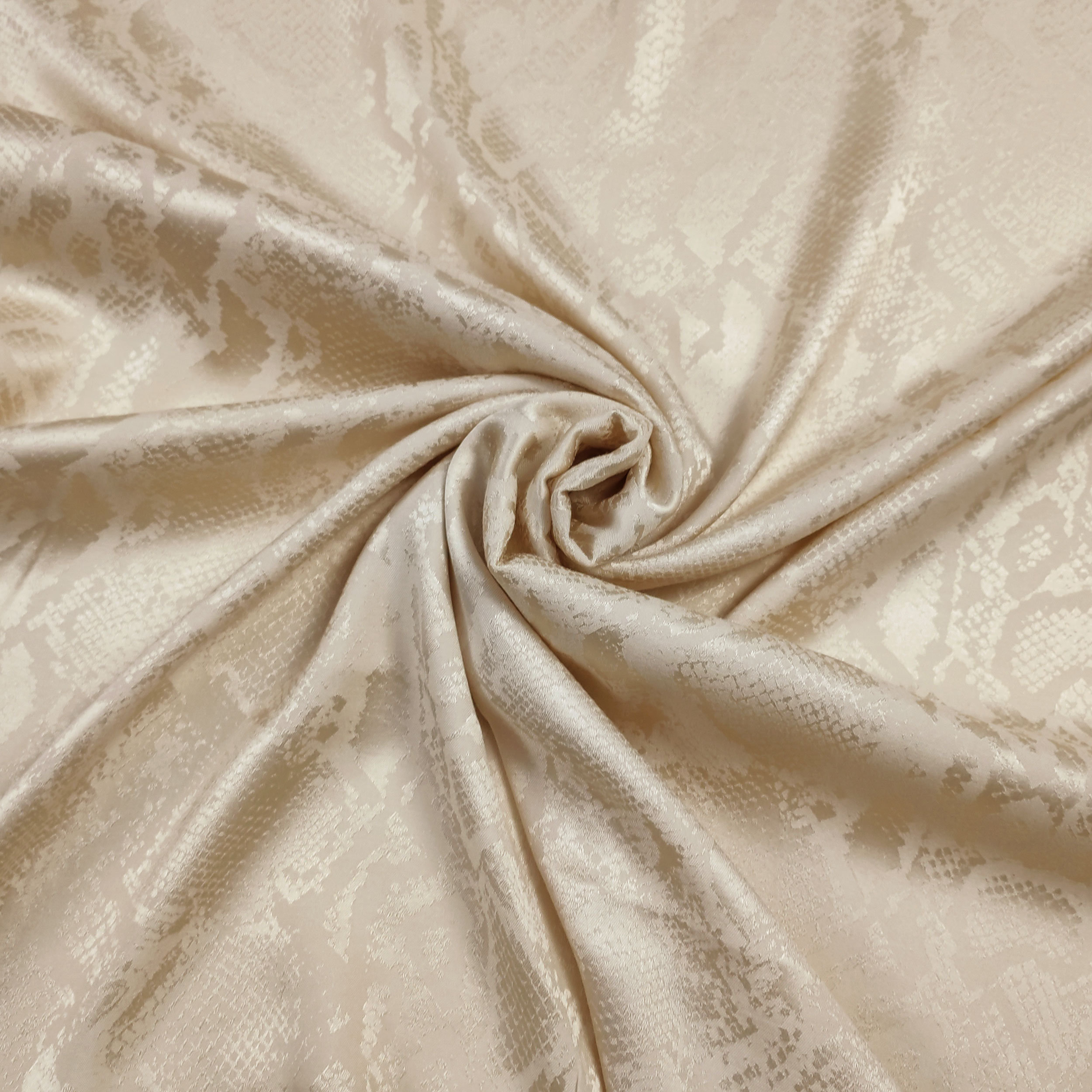 Seta Jacquard Alta Moda Beige Chiaro
