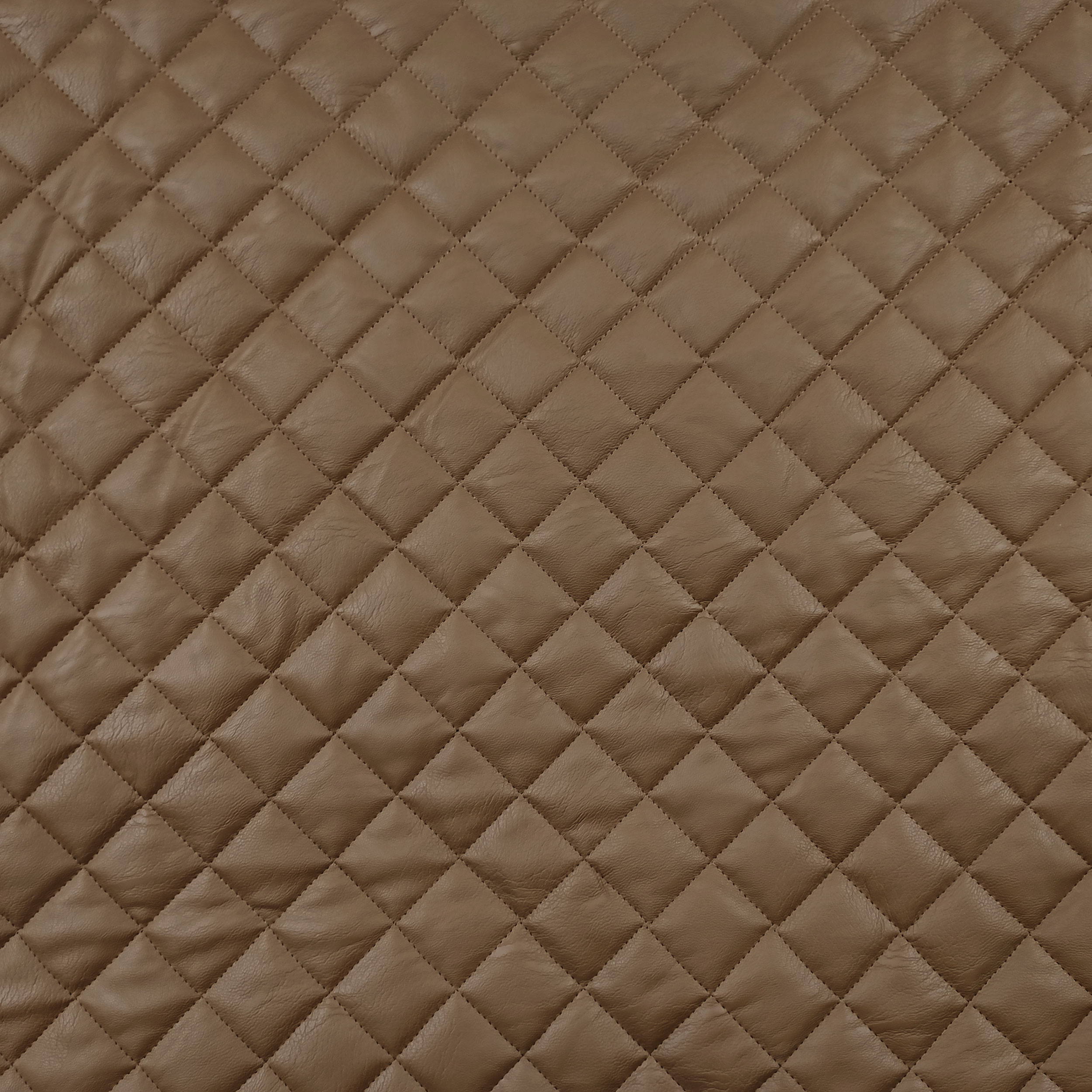 Marrone Similpelle Tessuto In Finta Pelle Materiale In Morbido - Foto 3