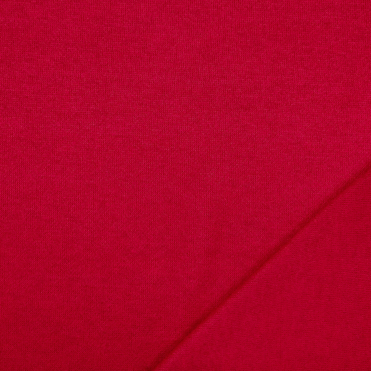 Tessuto in maglina mano cachemire rosso