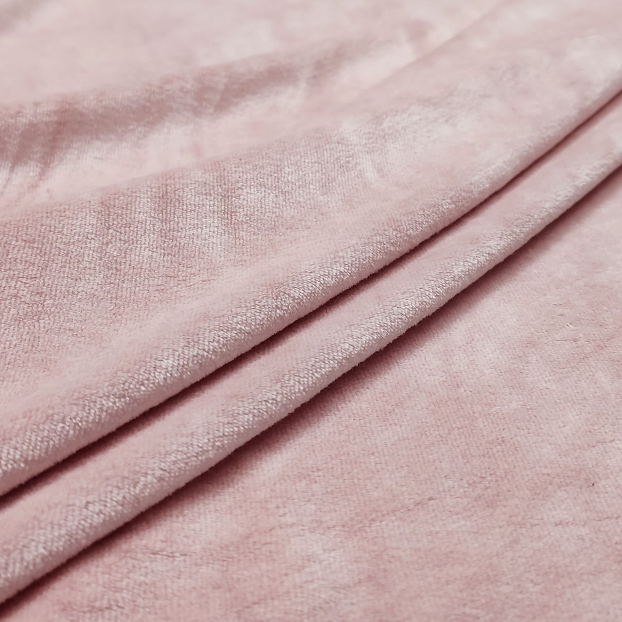 tessuto online per abbigliamento in ciniglia rosa cipria
