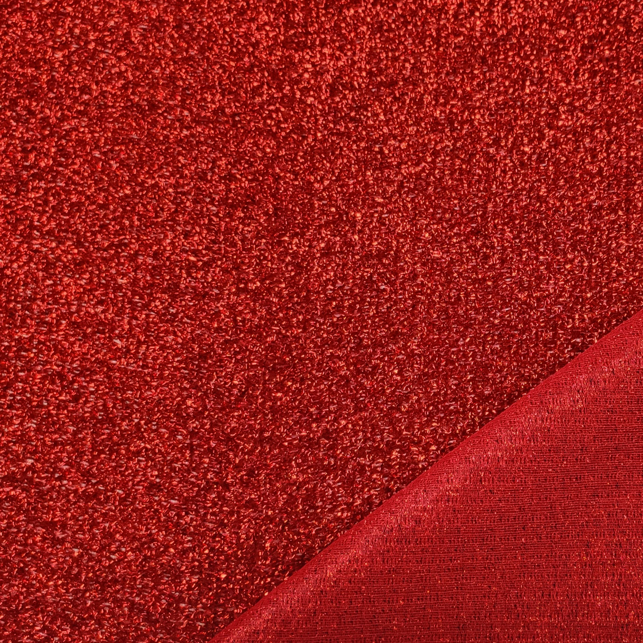 Maglina Elasticizzata Lurex Crespo Rosso Image