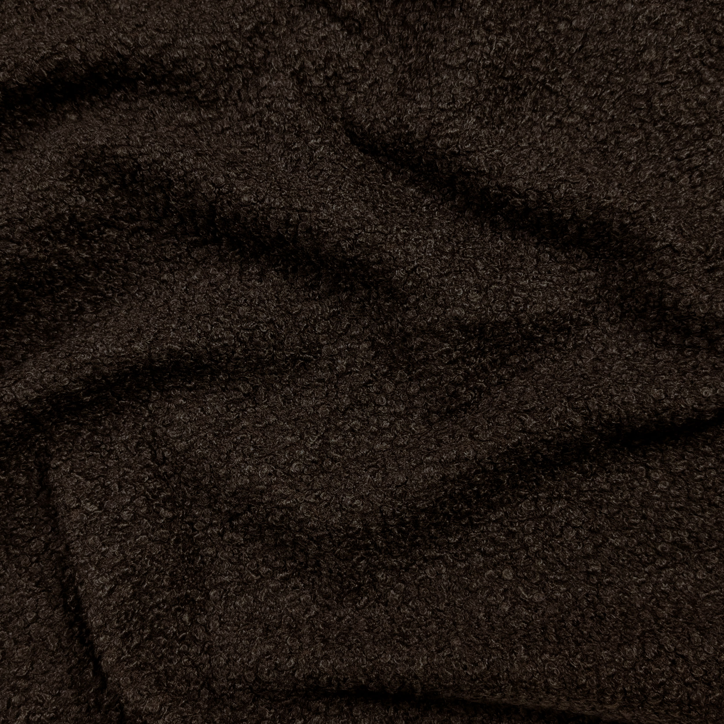 Cappotto Bouclè Tinta Marrone Image