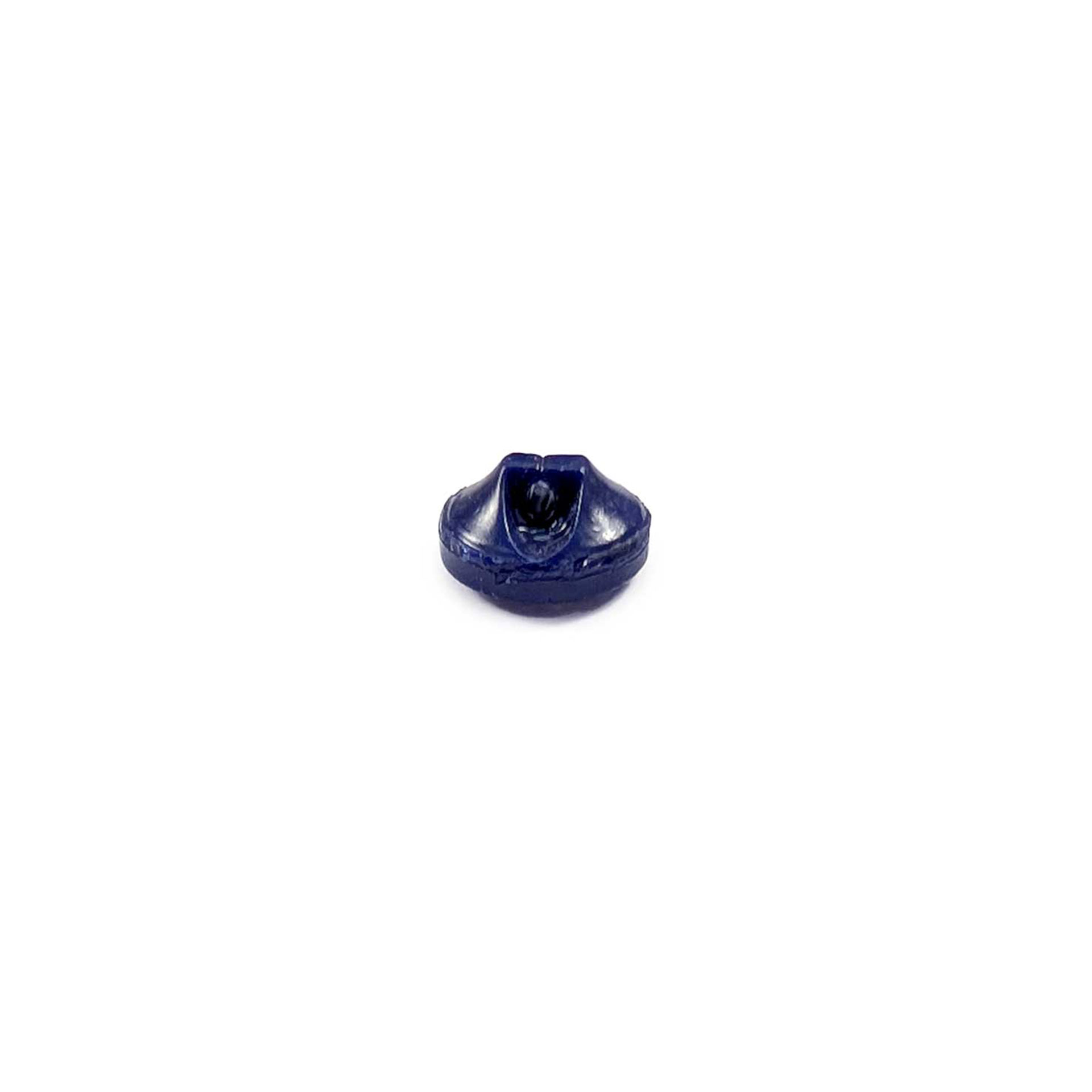 Bottone Tinta Unita Blu Texture Rilievo Lin 16 Image
