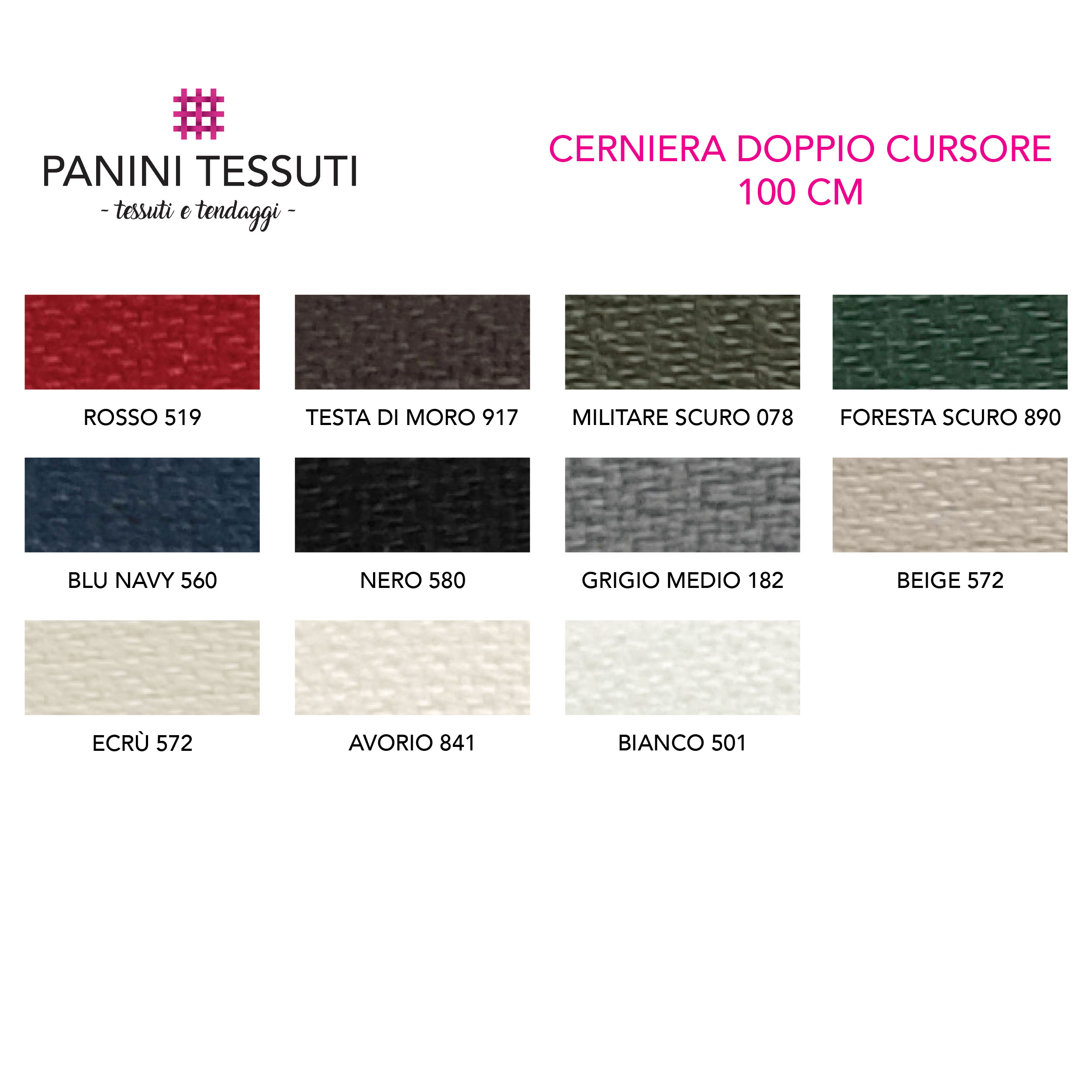 Cerniera Continua Bonnin Su Rotolo N°5 - Grigio Medio 5 Metri Con 10 Cursori - Per Tappezzeria, Cuscini E Cucito Fai-Da-Te