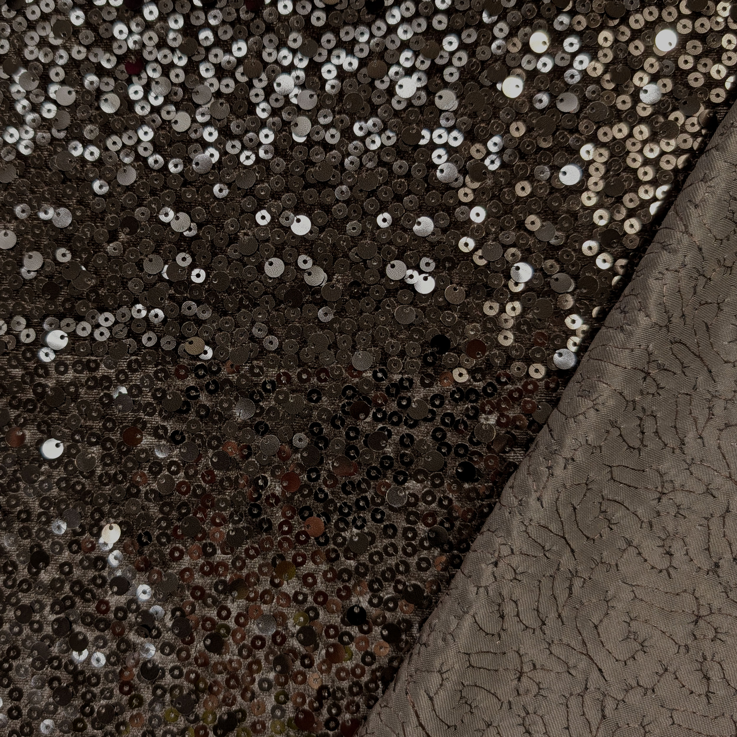 Vellutina Marrone con Paillettes Image