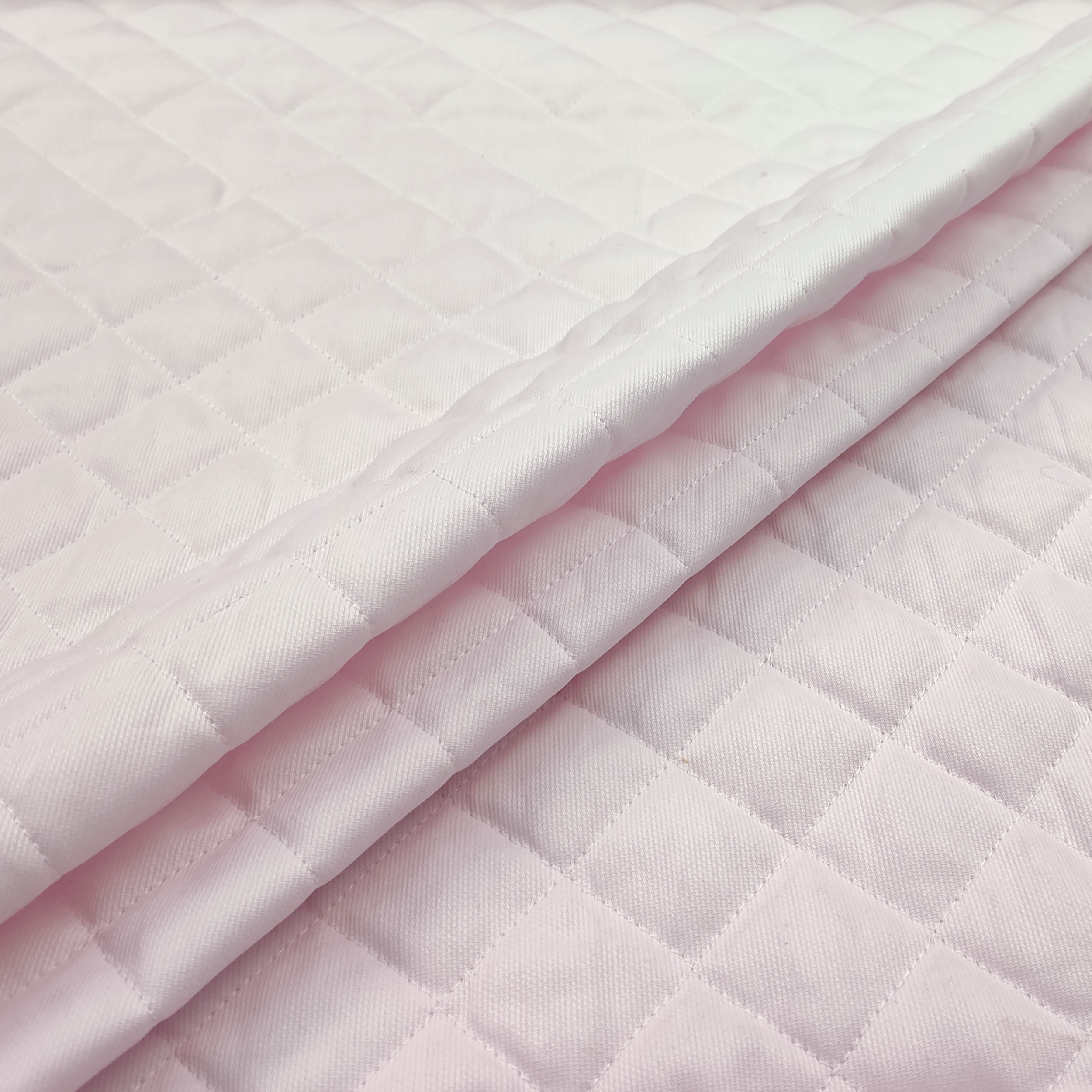 Trapunta Piquet Rosa con Retro in Ovatta