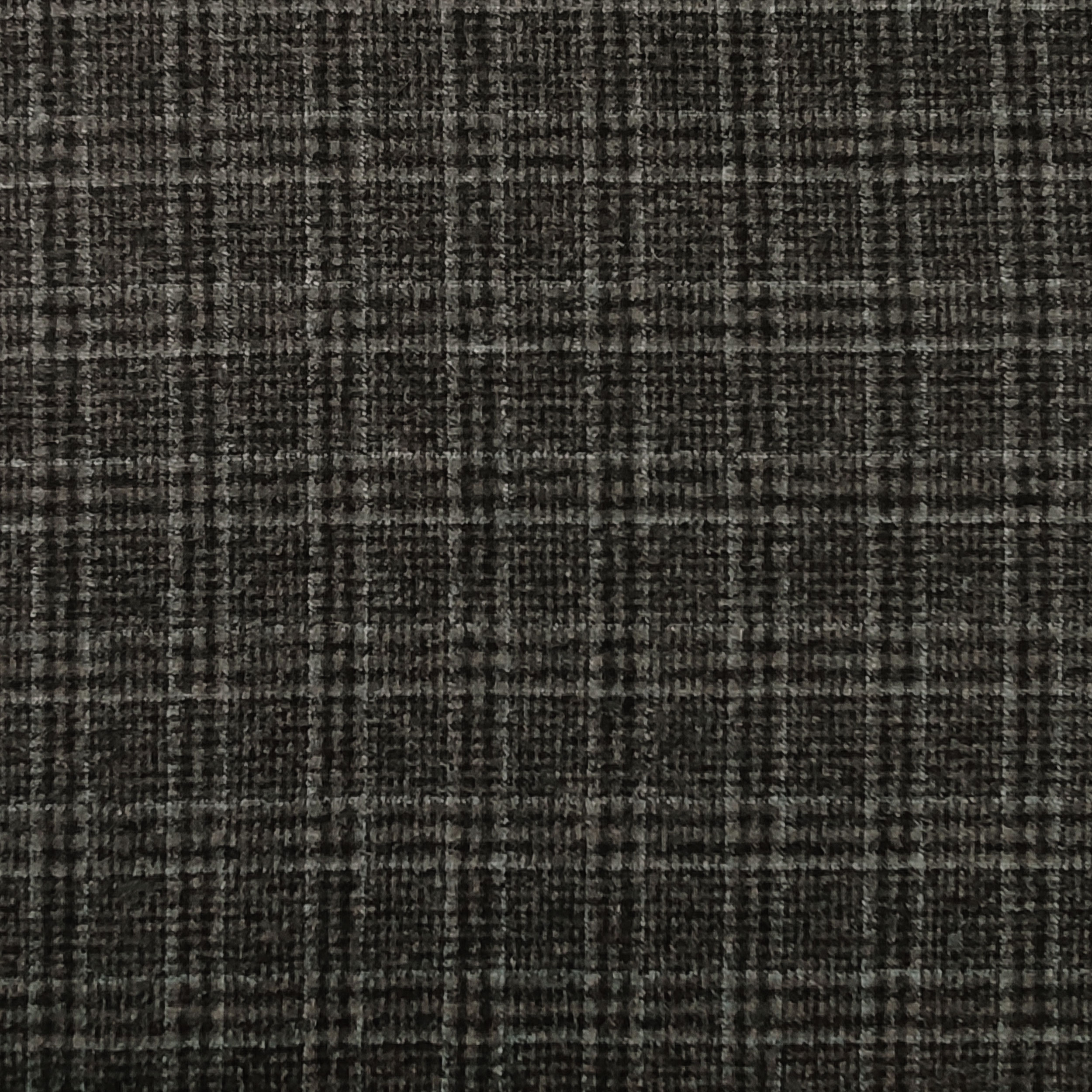 Neoprene Double-Side Tartan in Lana e Verde Militare