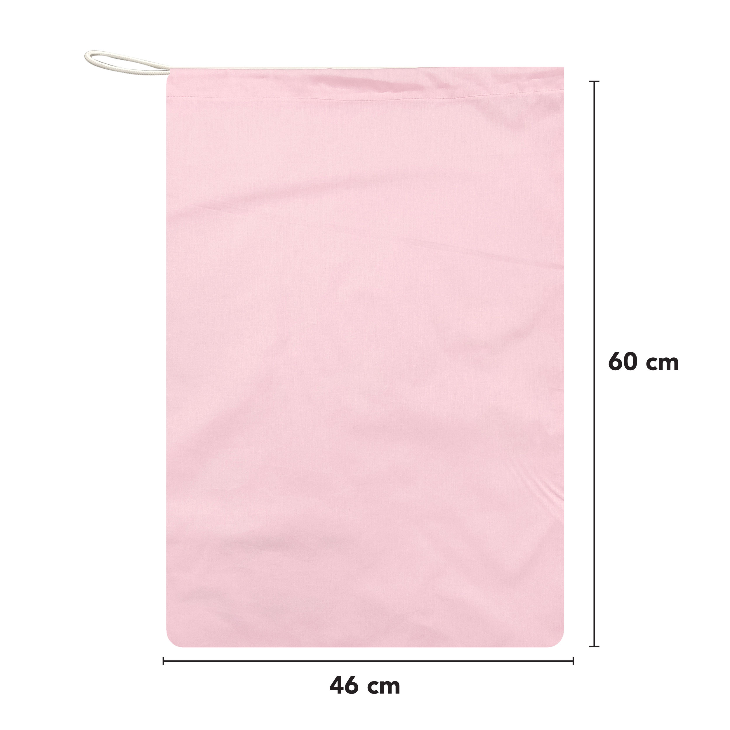 Sacchetto Asilo Tinta Unita Rosa