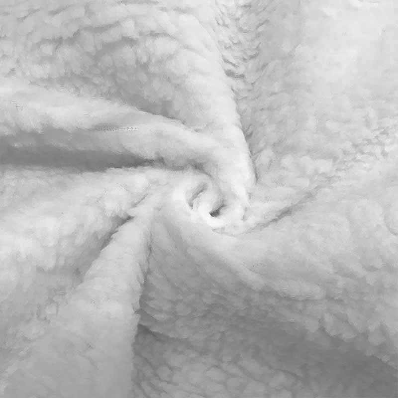 Tessuto Pelliccia Agnello Bianco 