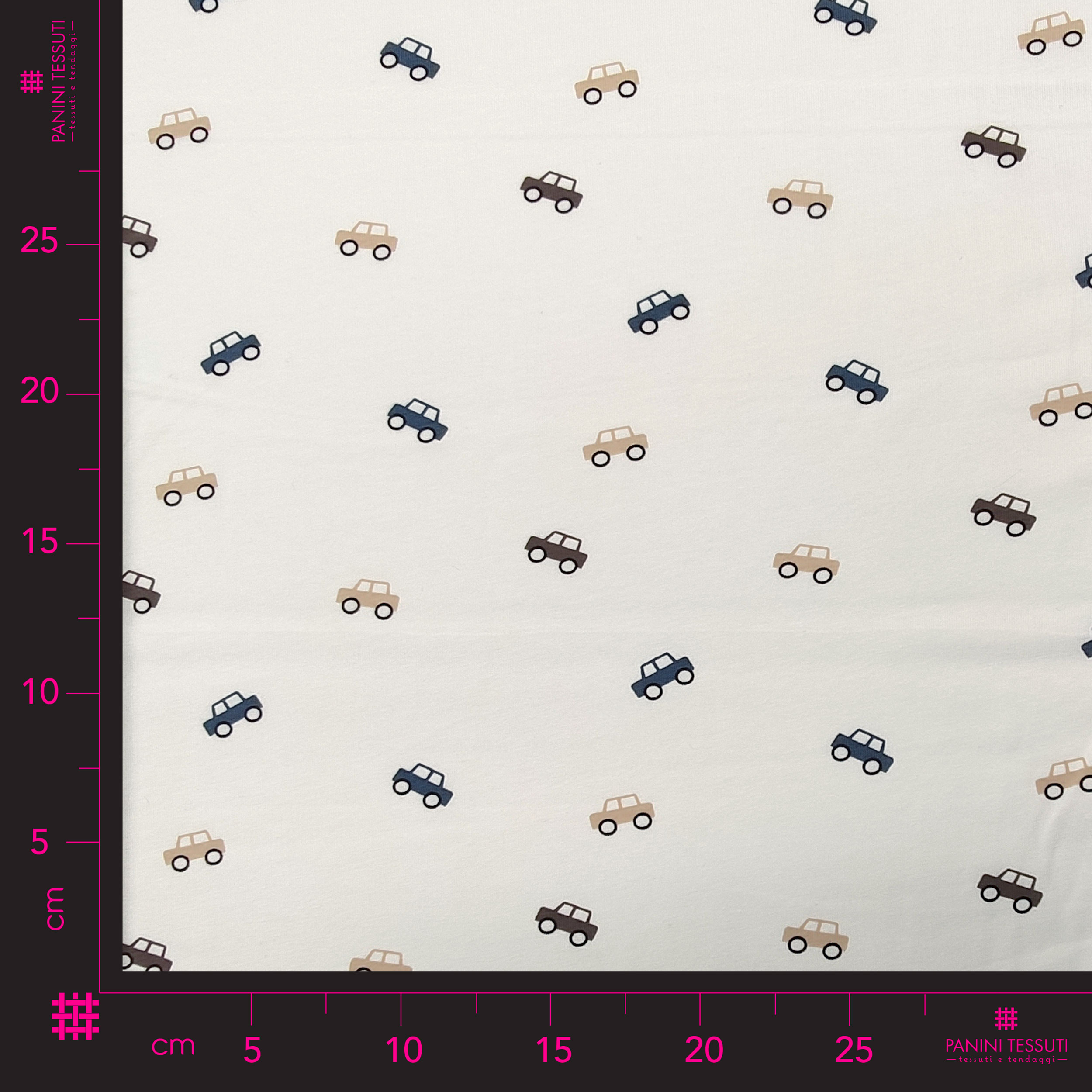 Tessuto Jersey Cotone Macchinine Image