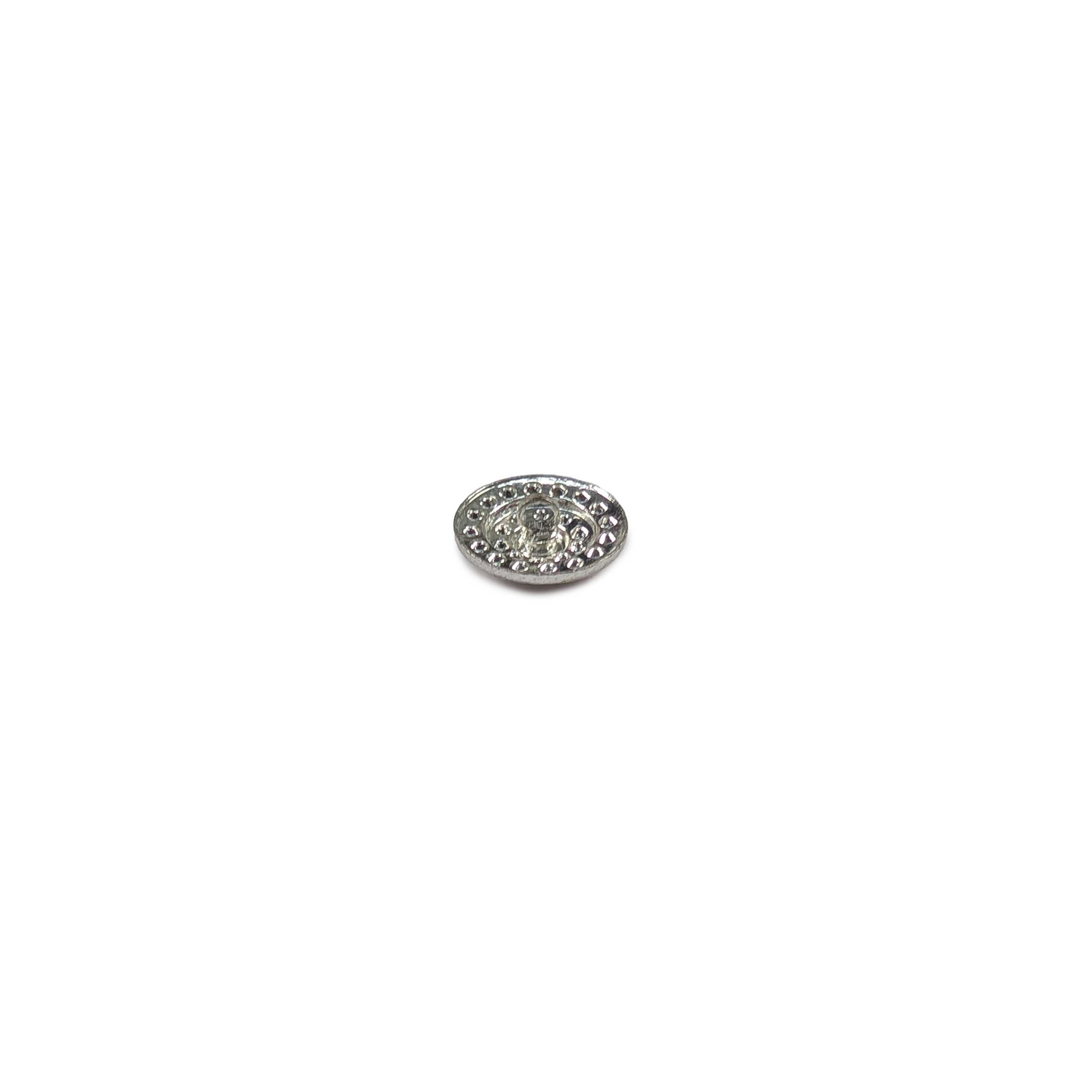Bottone Gioiello Argento Cerchi di Strass  Image
