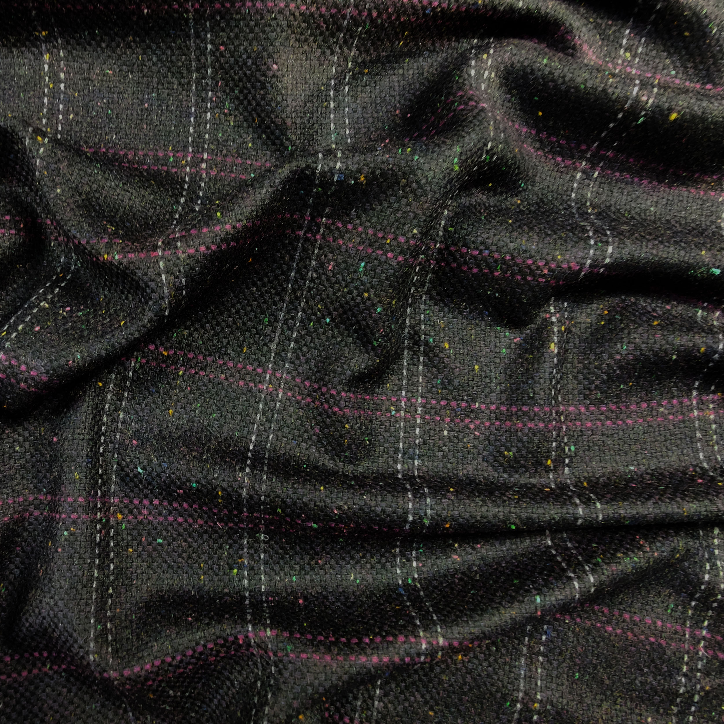 Scozzese Nero e Rosa con Mini Pois Colorati