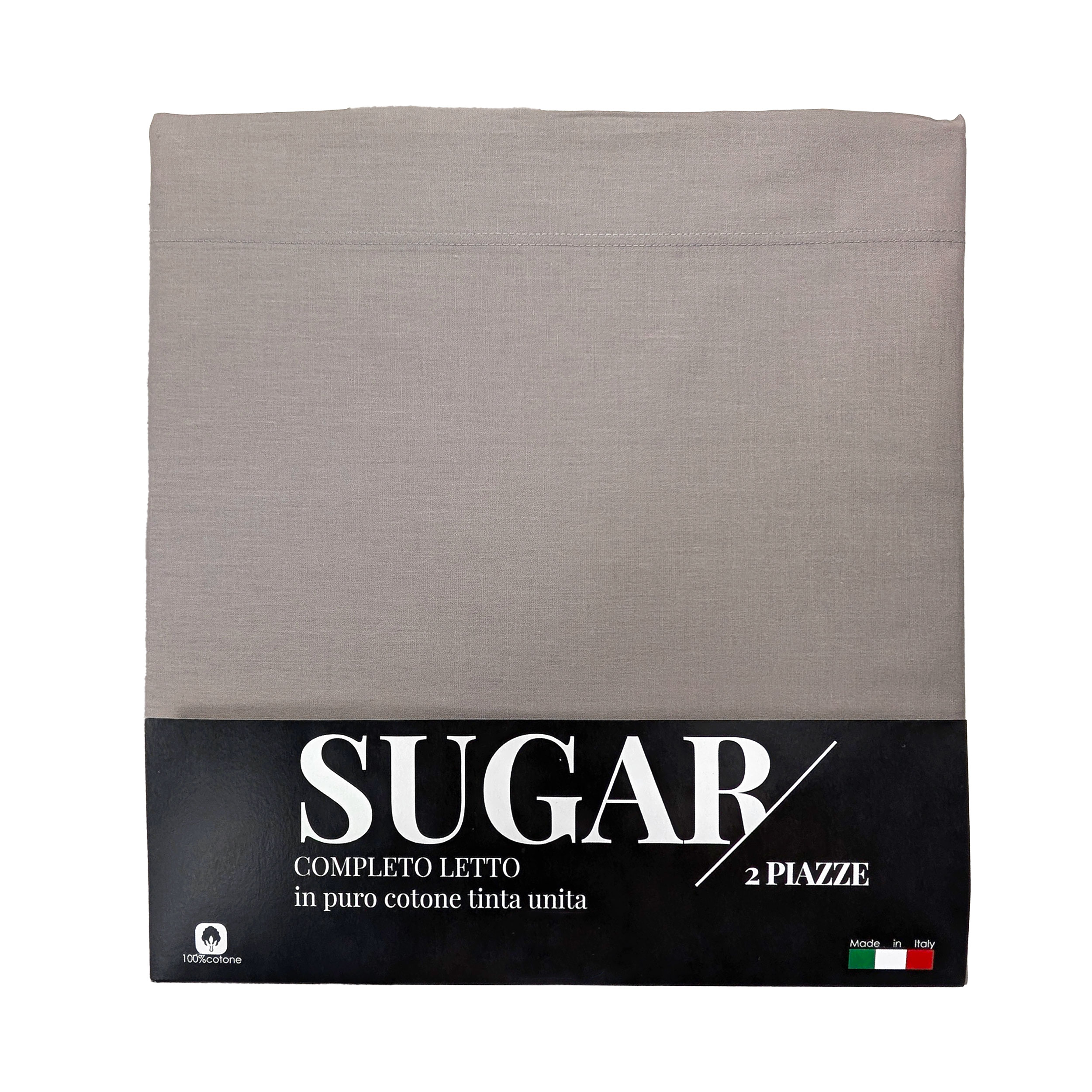 Gezu Set Biancheria Da Letto In Cotone 3 Pezzi 200x200 Cm, Morbido E Traspirante, Colore Beige, Federe Con Cerniera, Oeko-Tex