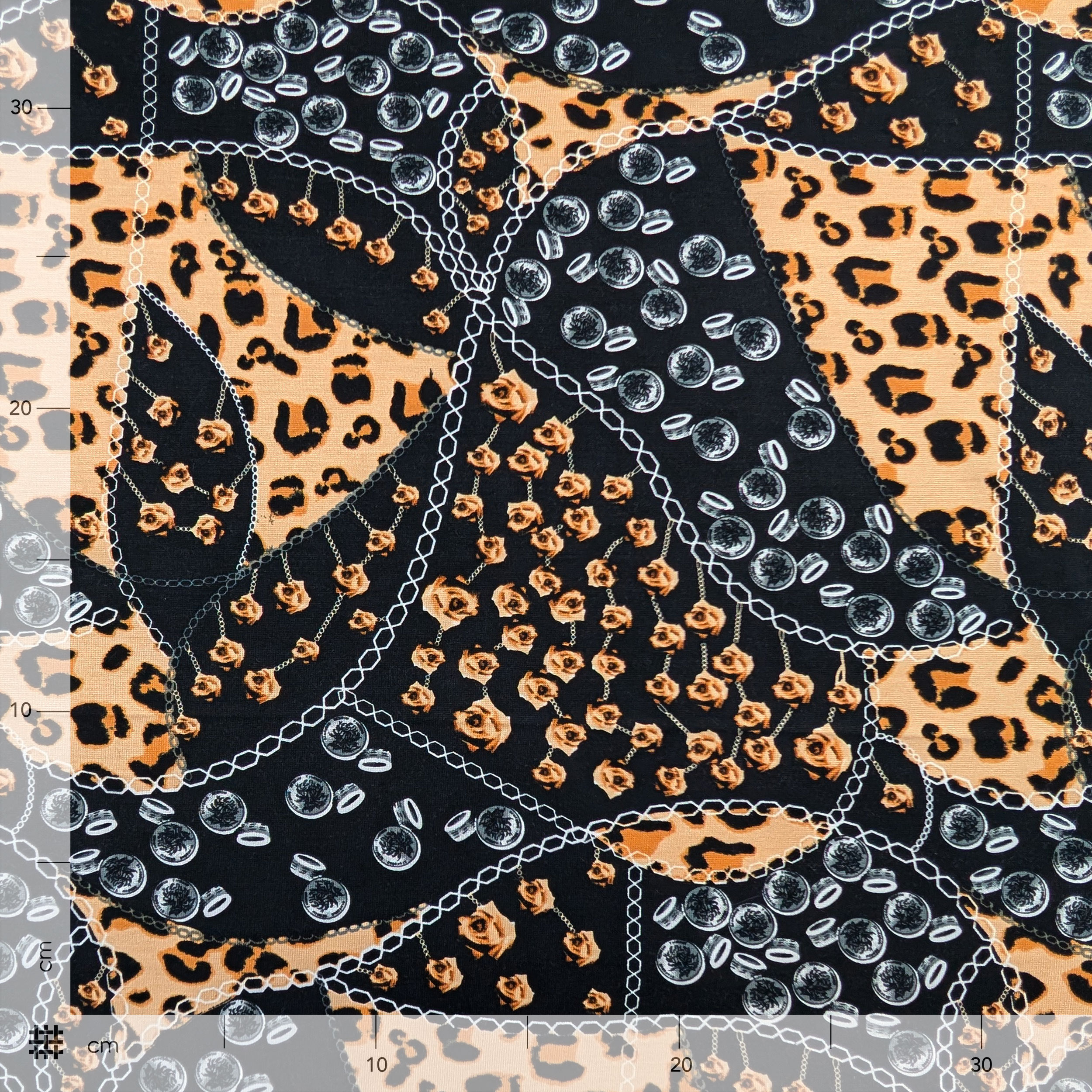 Punto Roma Fantasia Moda Sfondo Nero Image