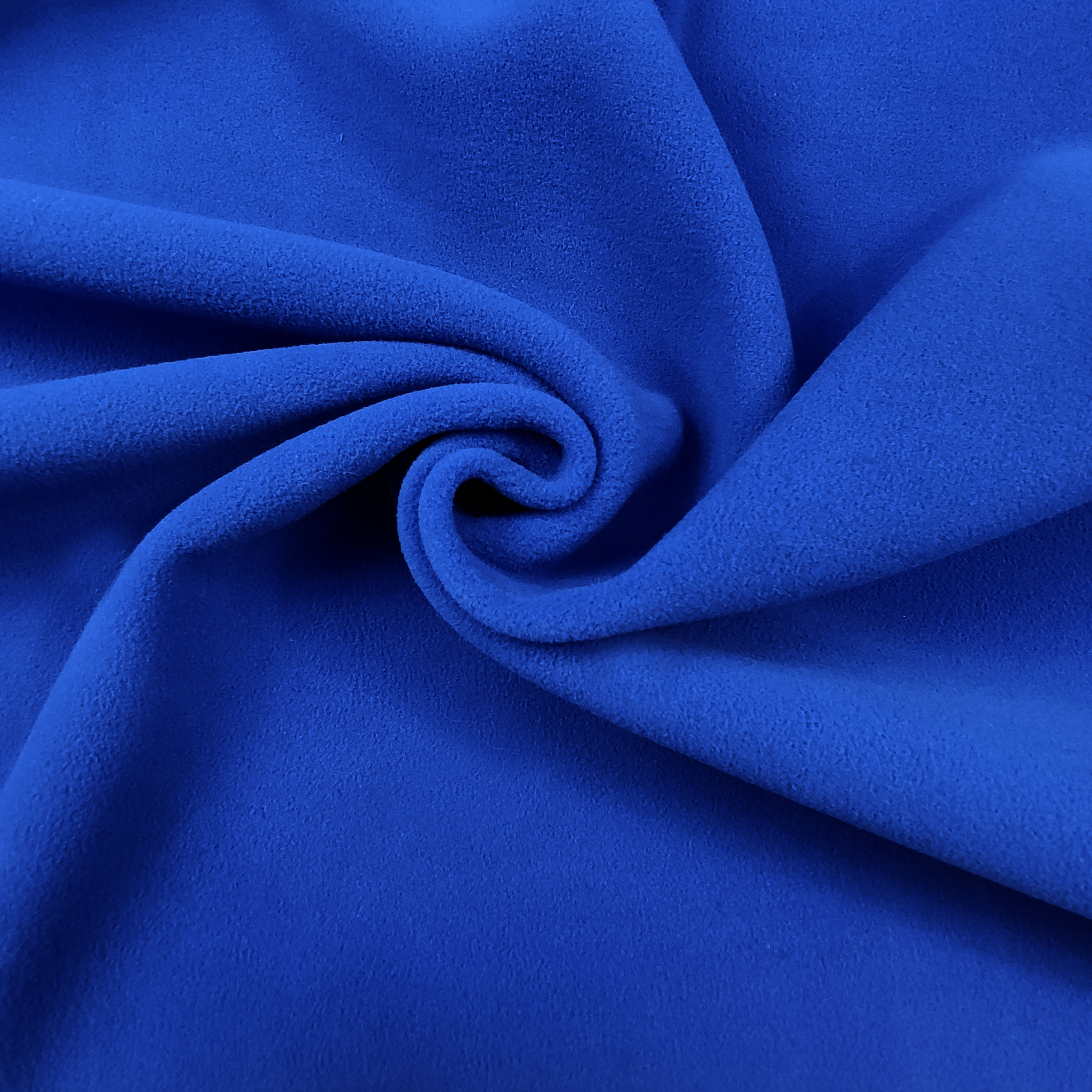 Neoprene Accoppiato Pied De Poule Grigio e Pile Bluette