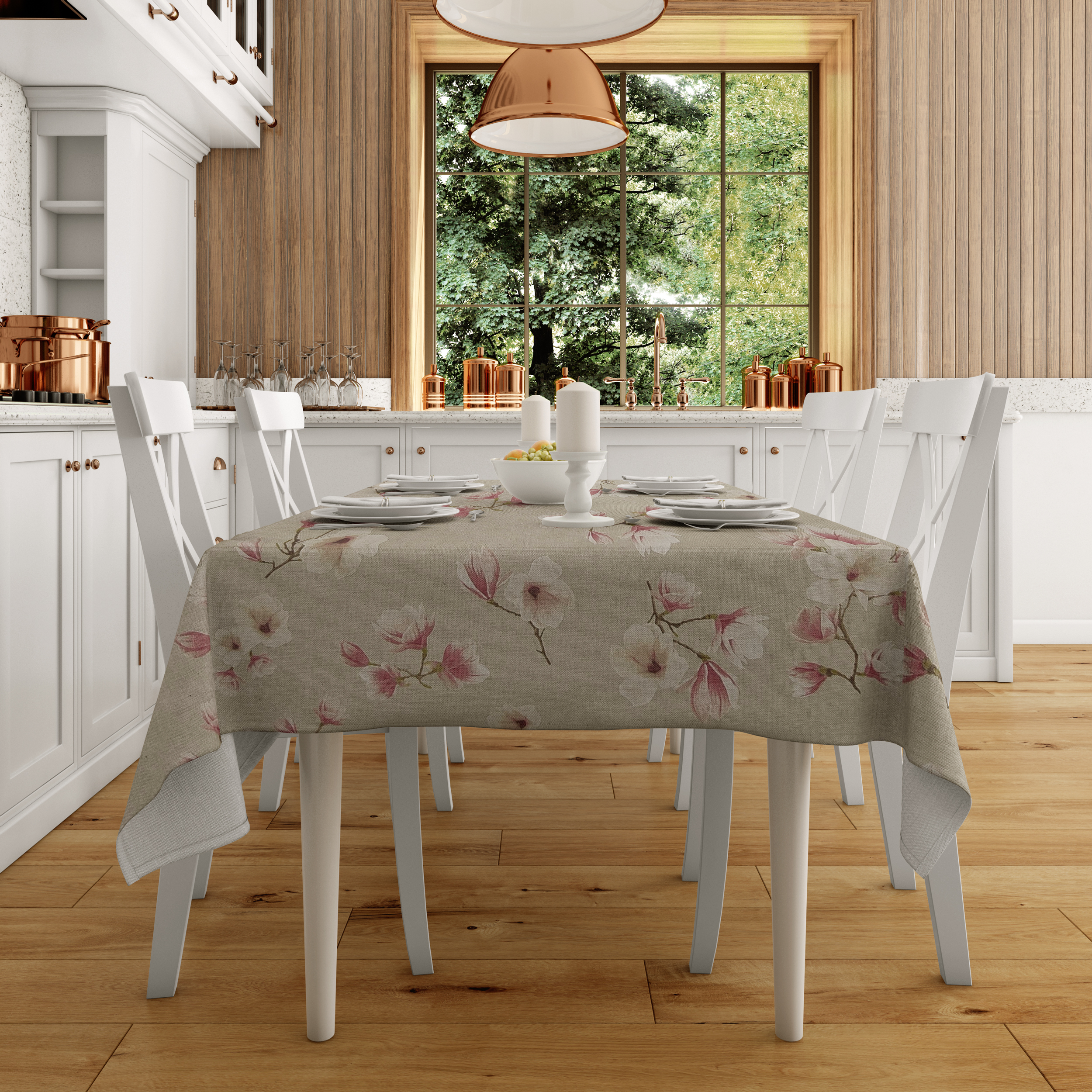 misto cotone con magnolie per arredo tessuti panini 2500x2500