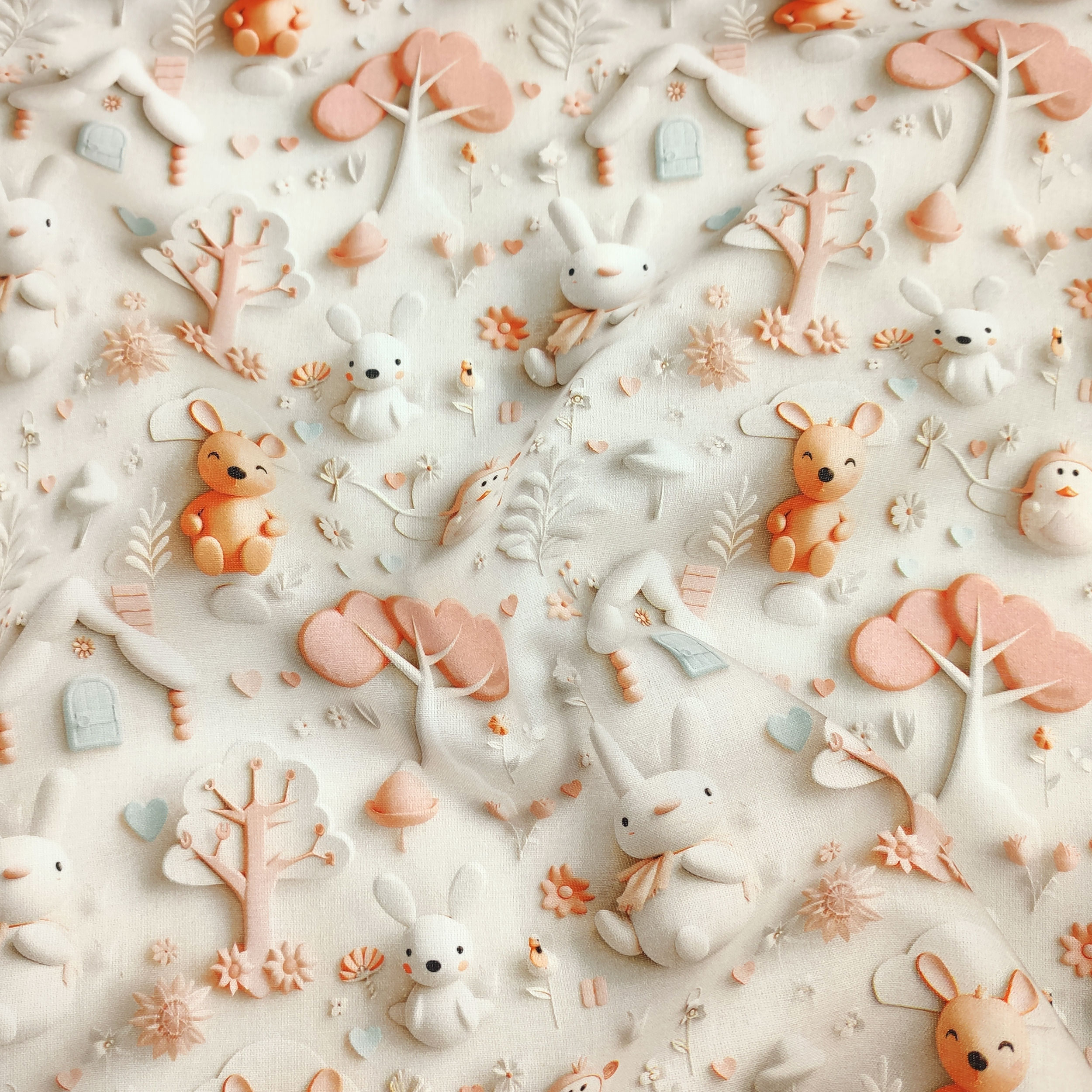 Rose And Hubble - Tessuto Con Stampa Animalier, 150 G/m² - Foto 3