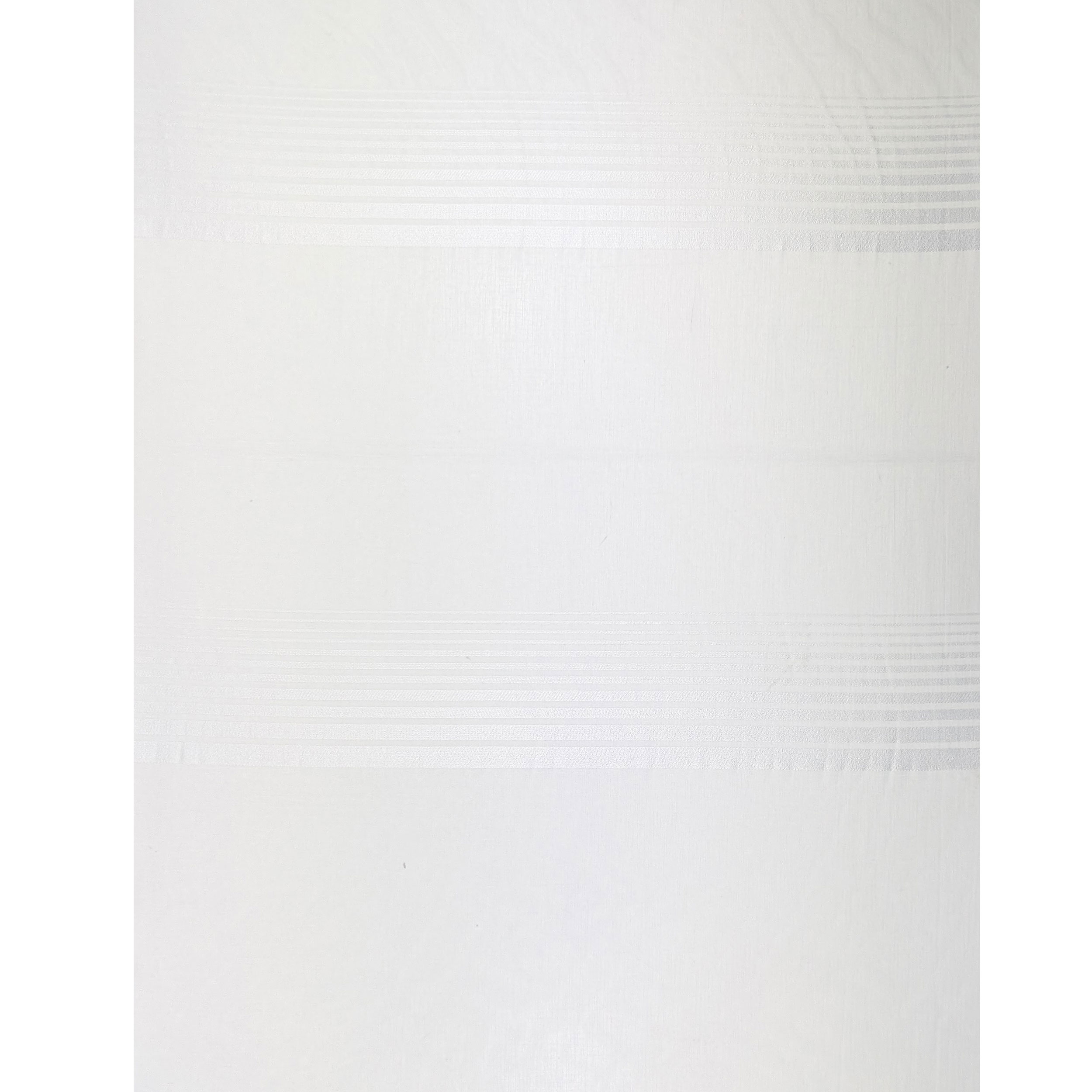 Tessuto Tenda Rigato Degradè Bianco Image