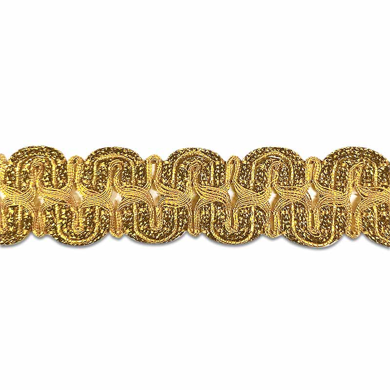 Passamaneria Oro 24m - Nastro Decorativo Intrecciato Per Casa, Cucito E Fai Da Te - Foto 4