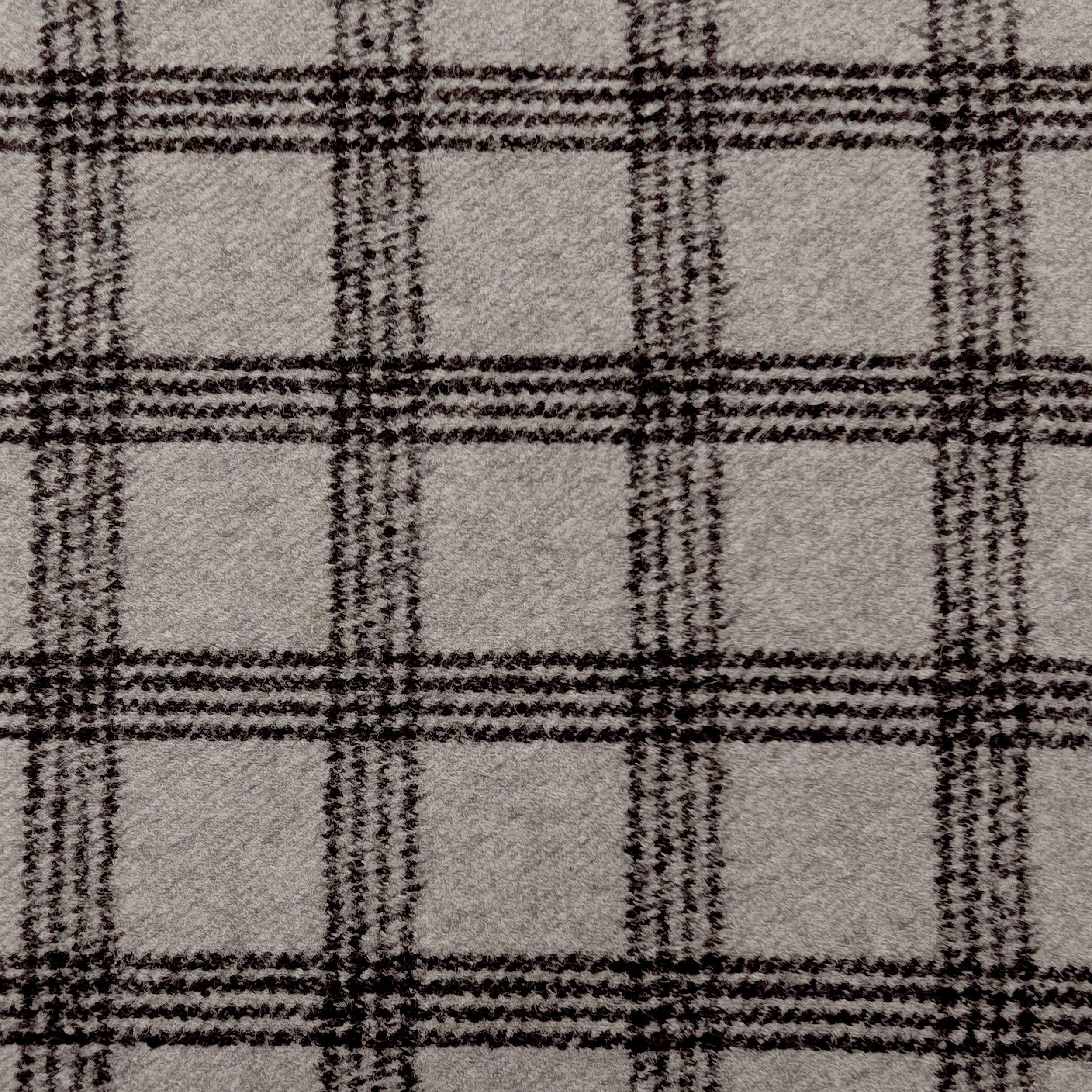 Lana Cotta Tartan Nero Sfondo Melange Image