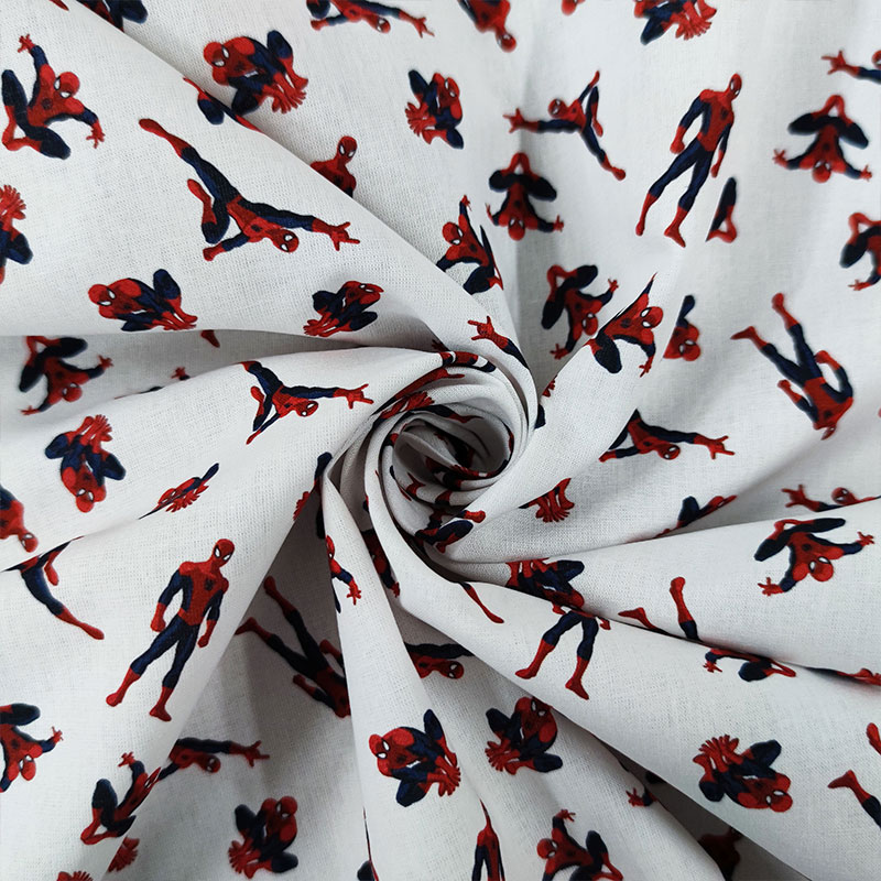 Tessuto Cotone Marvel Spiderman Piccolo