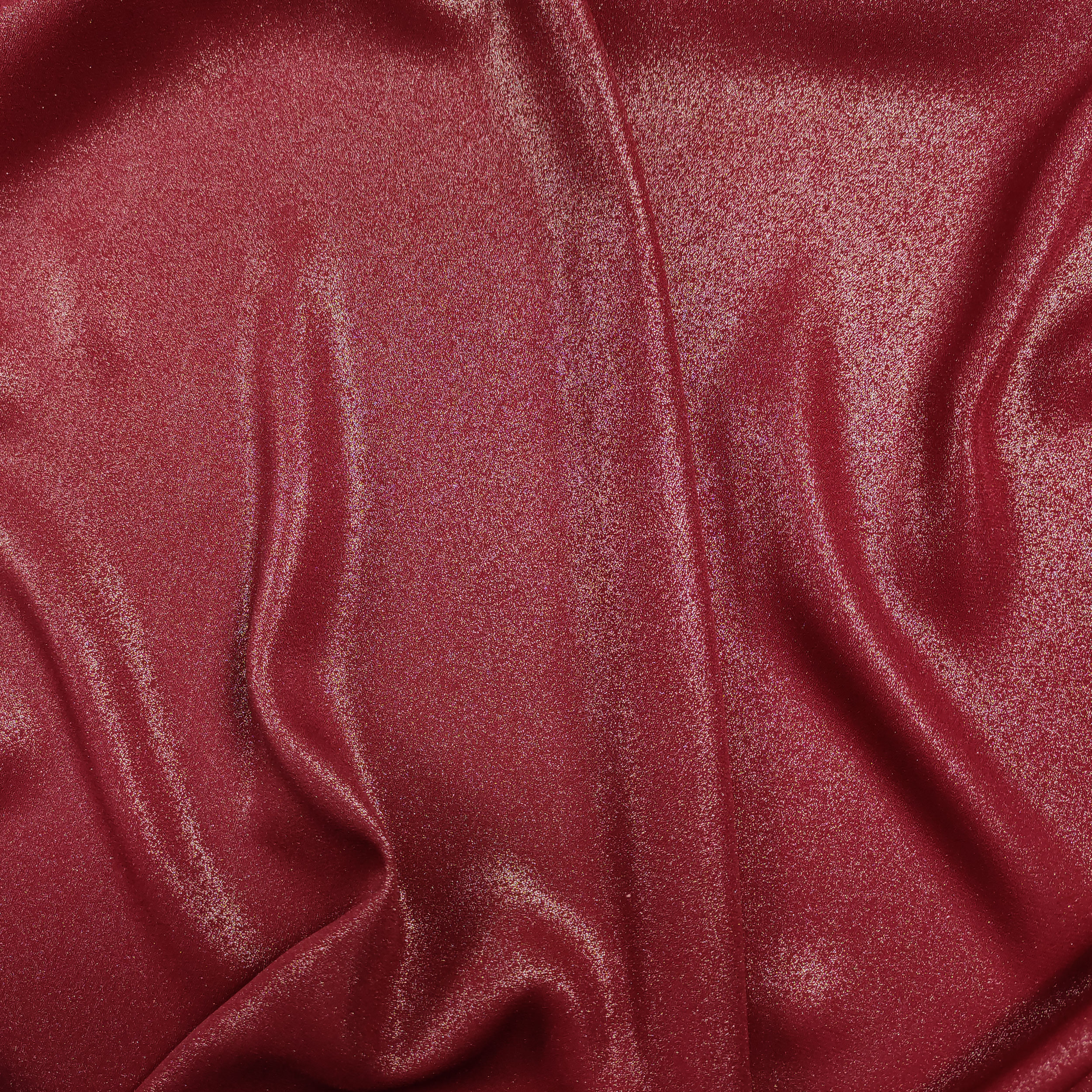 Georgette Laminato Rosso
