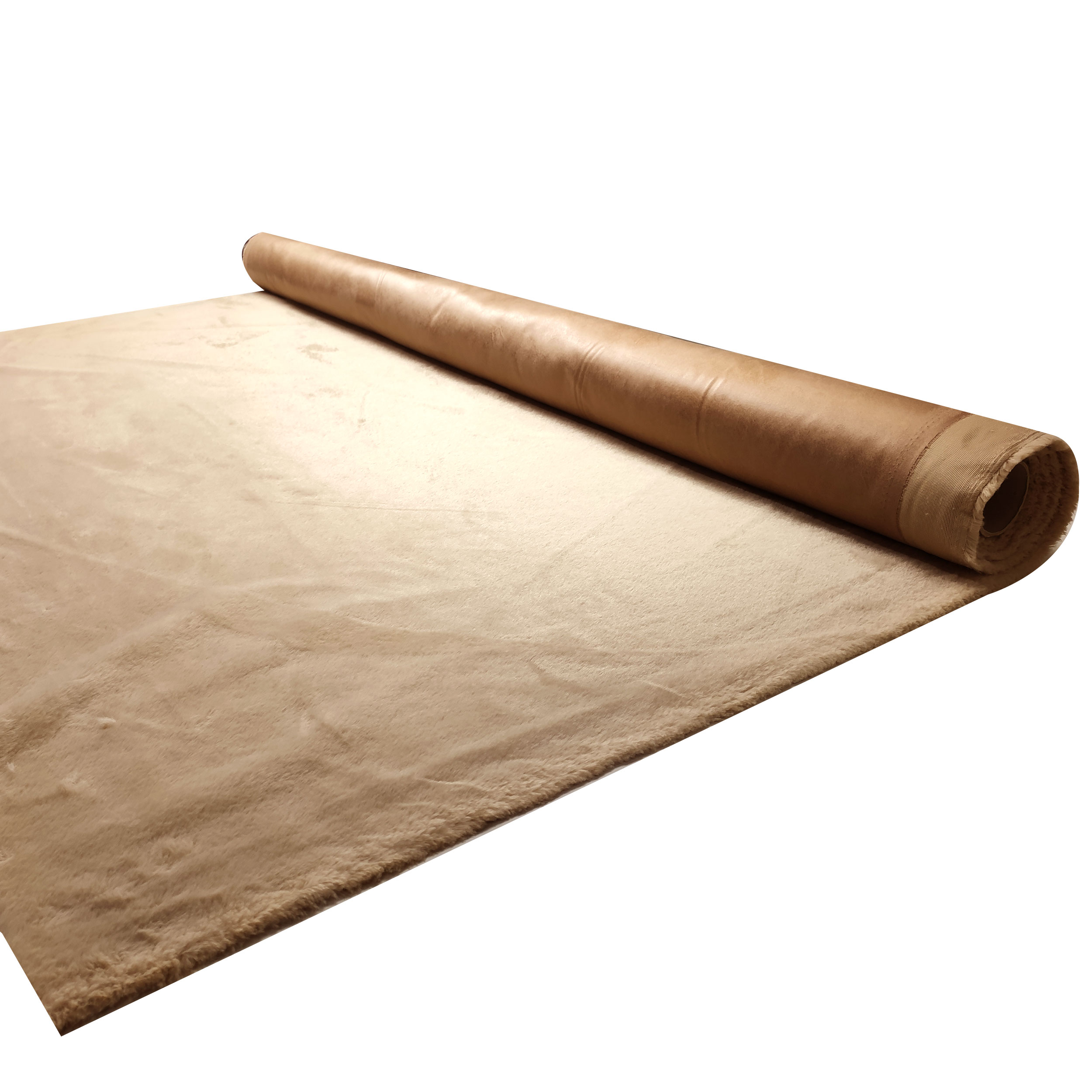 Pelliccia montone al metro beige