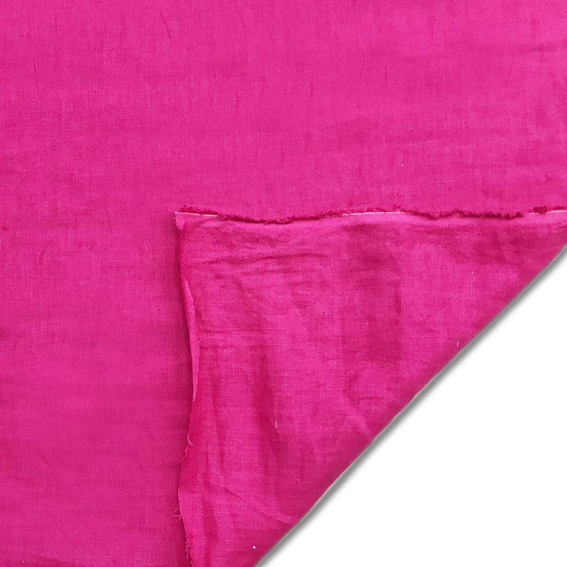 Tessuto lino fuxia
